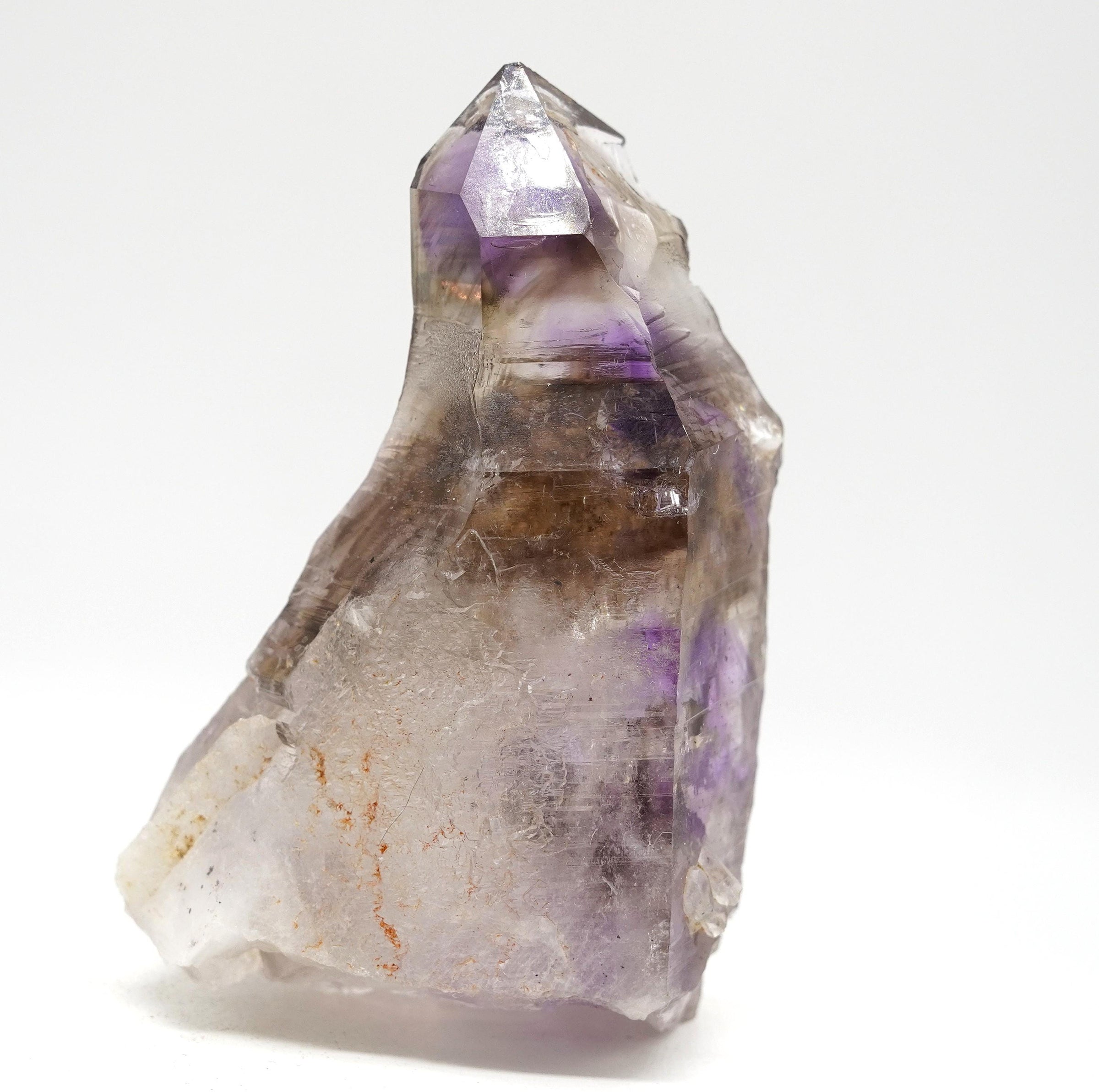 Brandberg Self-Healed Phantom Reverse Sceptre: Ethically Hand-Mined Quartz Crystal