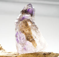 Brandberg Self-Healed Phantom Reverse Sceptre: Ethically Hand-Mined Quartz Crystal
