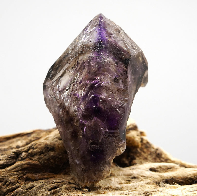 Brandberg Self-Healed Phantom Reverse Sceptre: Ethically Hand-Mined Quartz Crystal