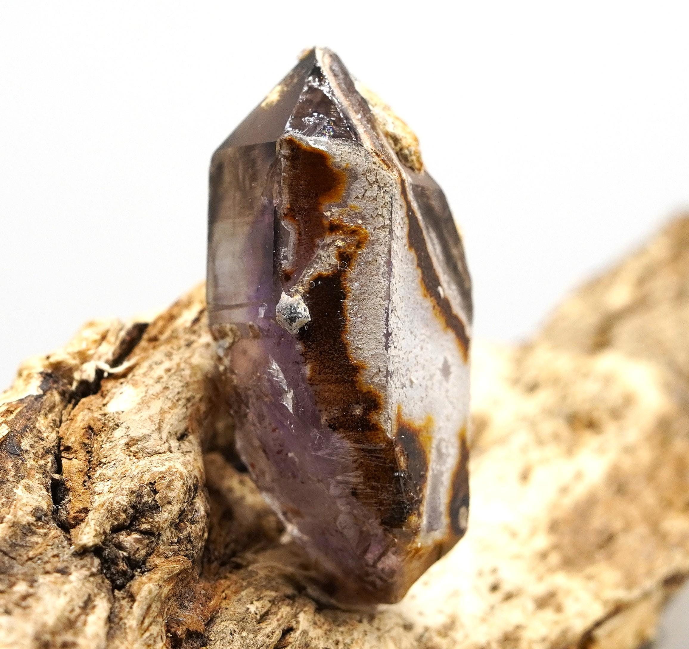 Brandberg Self-Healed Amethyst DT: Ethically Hand-Mined Quartz Crystal