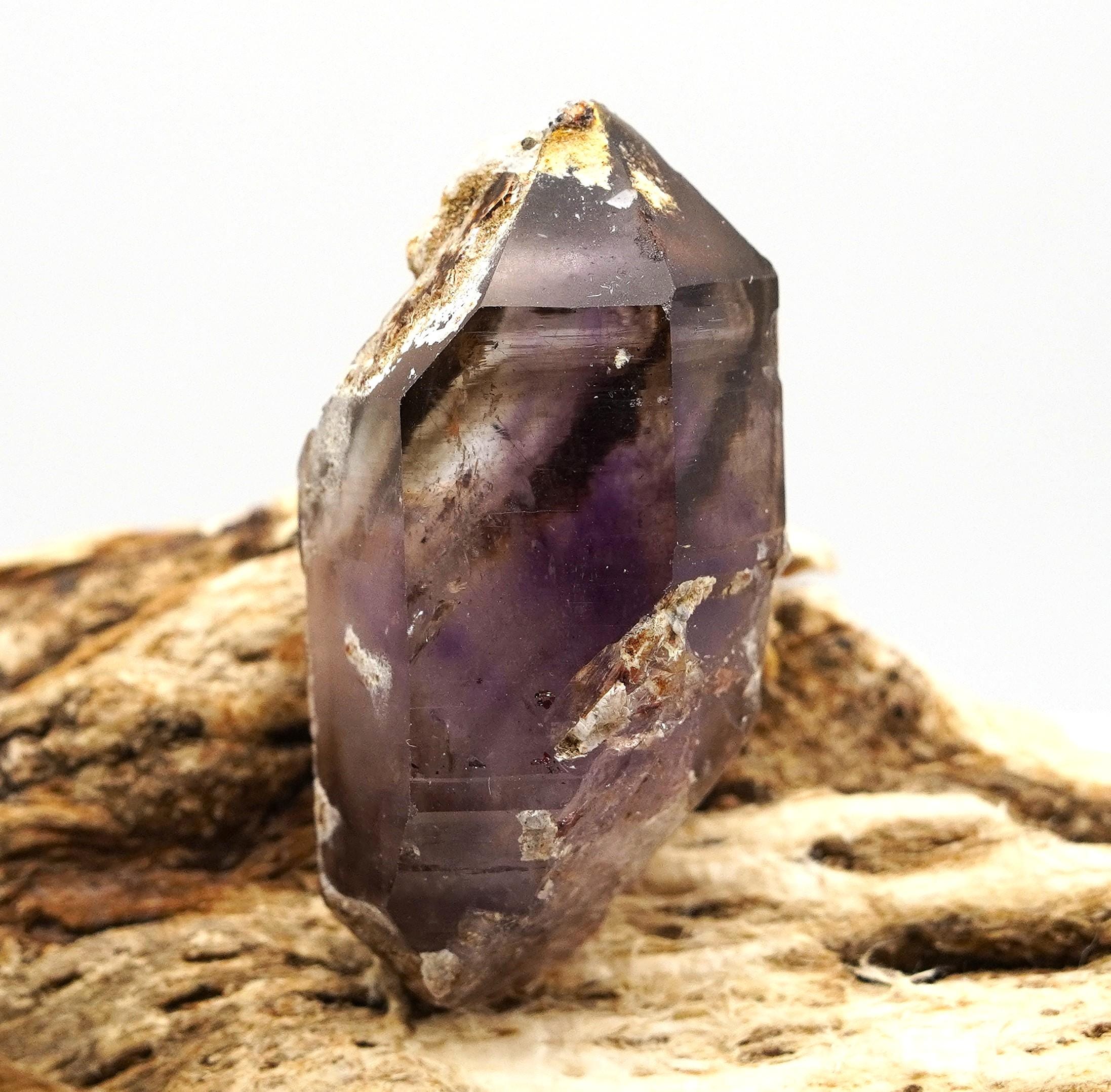 Brandberg Self-Healed Amethyst DT: Ethically Hand-Mined Quartz Crystal