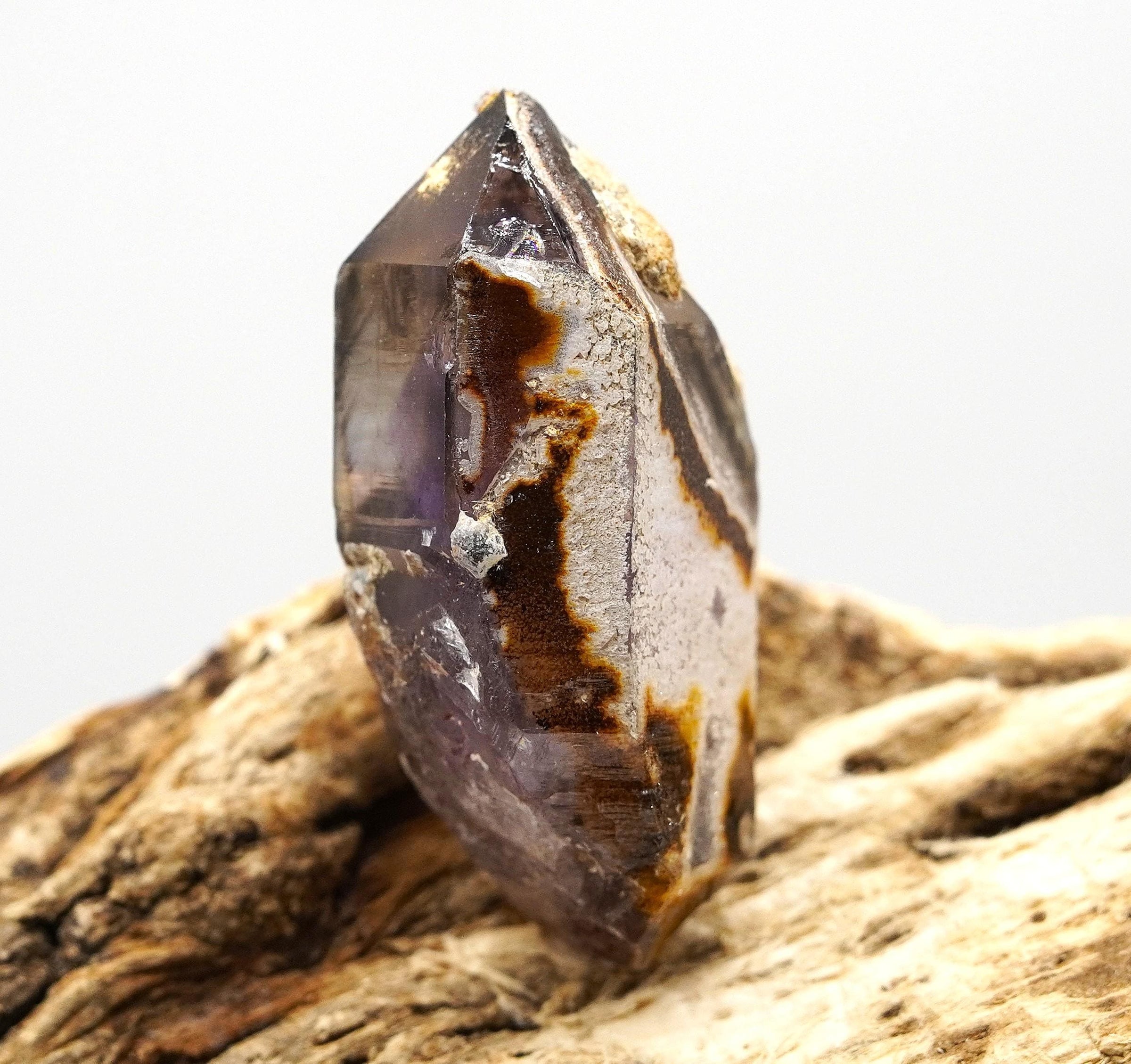 Brandberg Self-Healed Amethyst DT: Ethically Hand-Mined Quartz Crystal