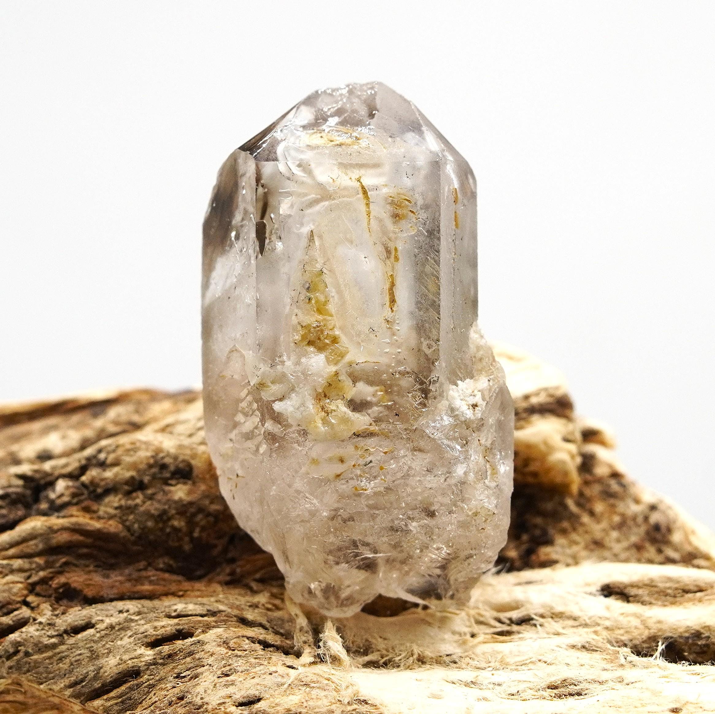 Omapeleki Brandberg Enhydro: Ethically Mined Smoky Quartz