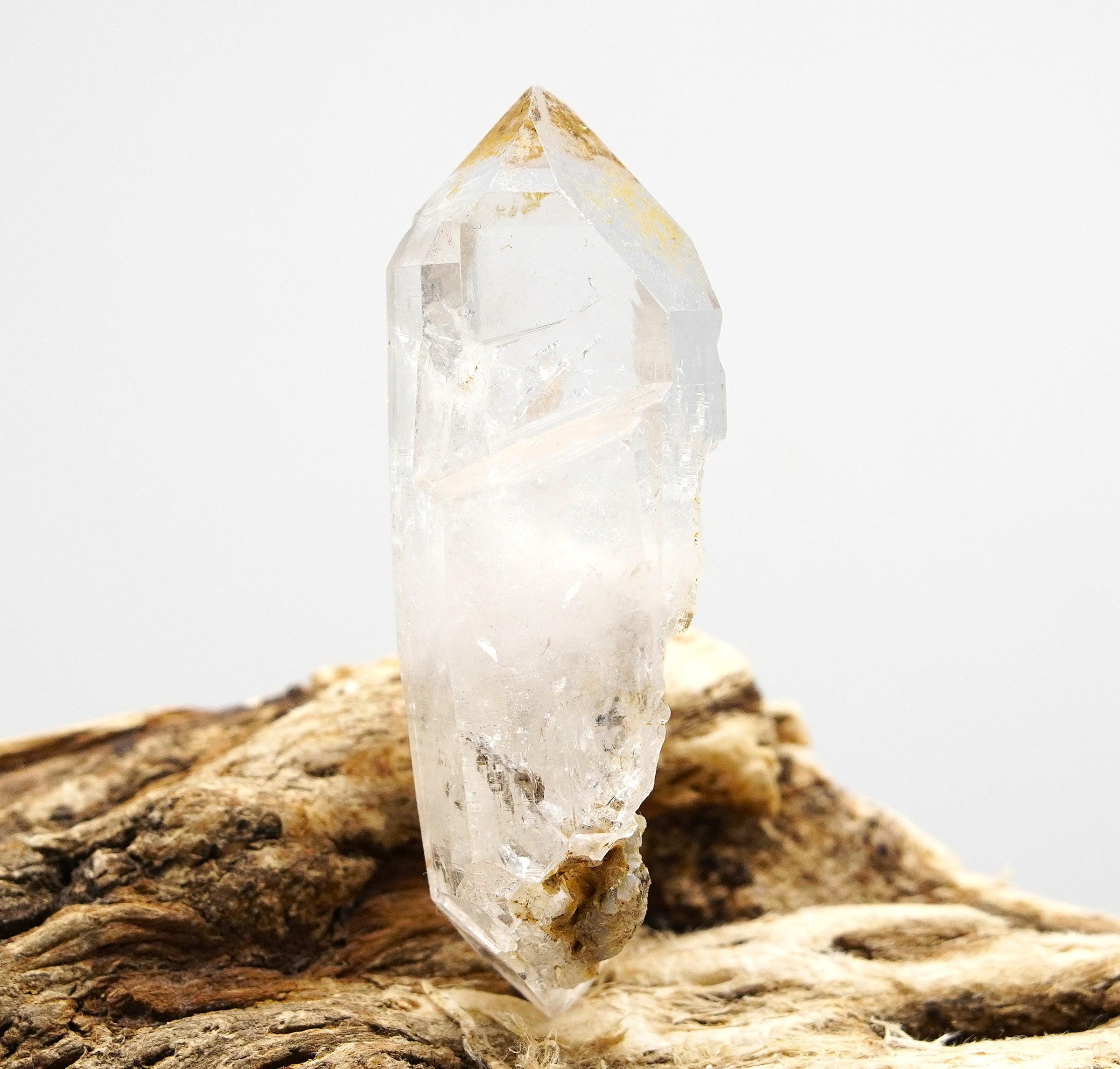 Brandberg Self-Healed Enhydro: Ethically Hand-Mined Quartz Crystal