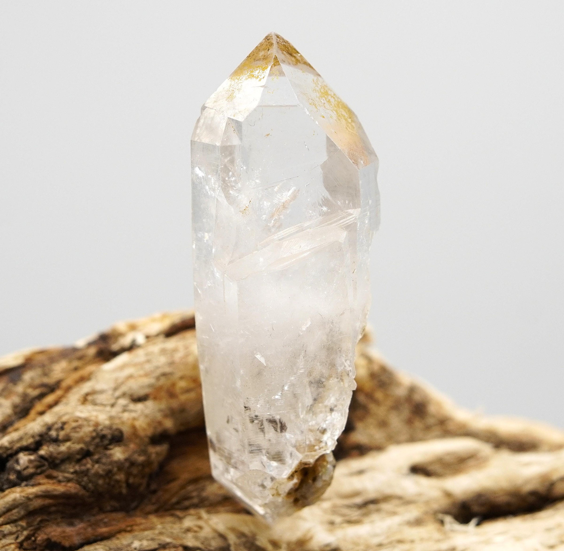 Brandberg Self-Healed Enhydro: Ethically Hand-Mined Quartz Crystal