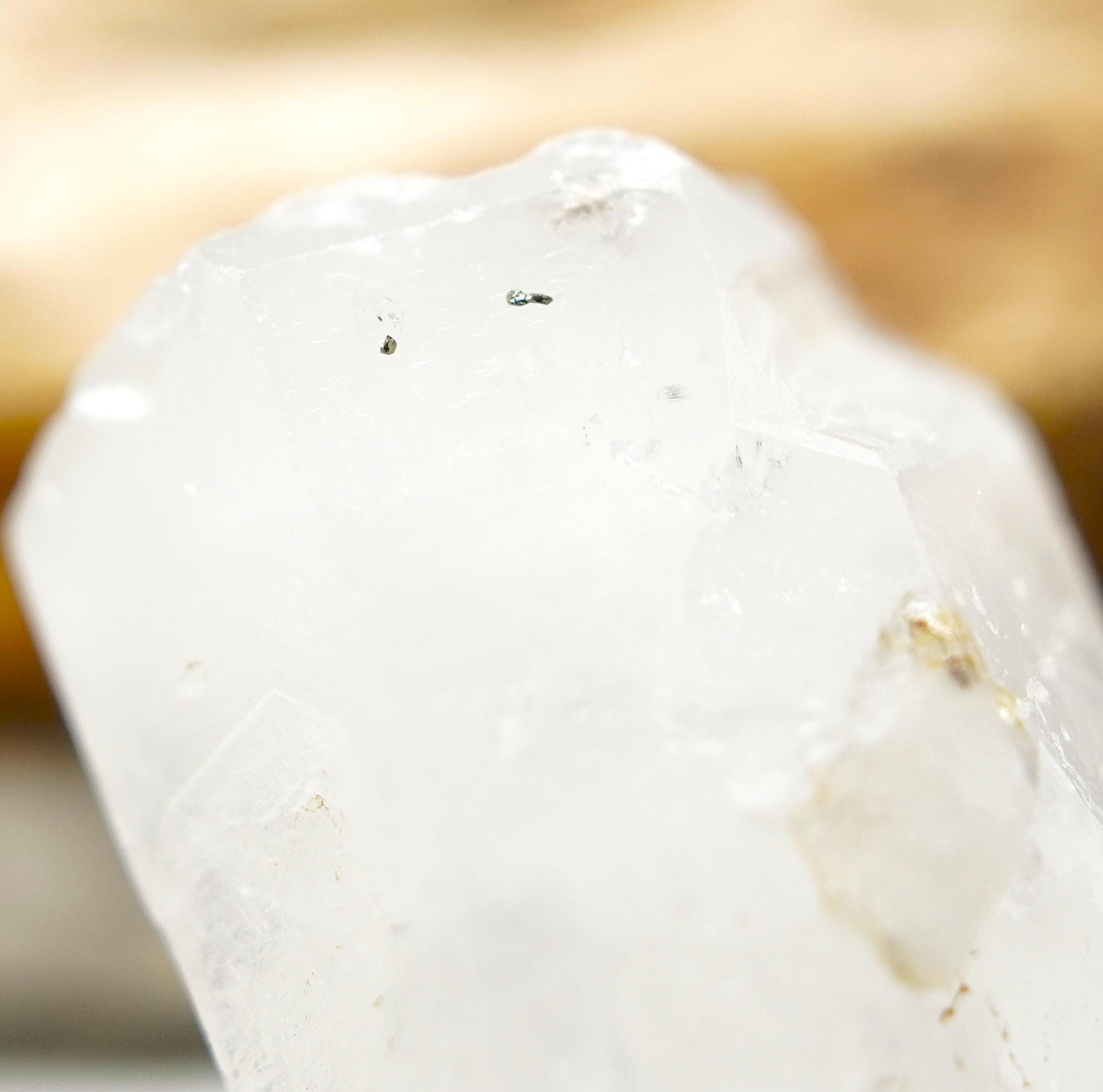 Gold-Included Welsh Quartz: Ethically Hand-Mined Celtic Quartz