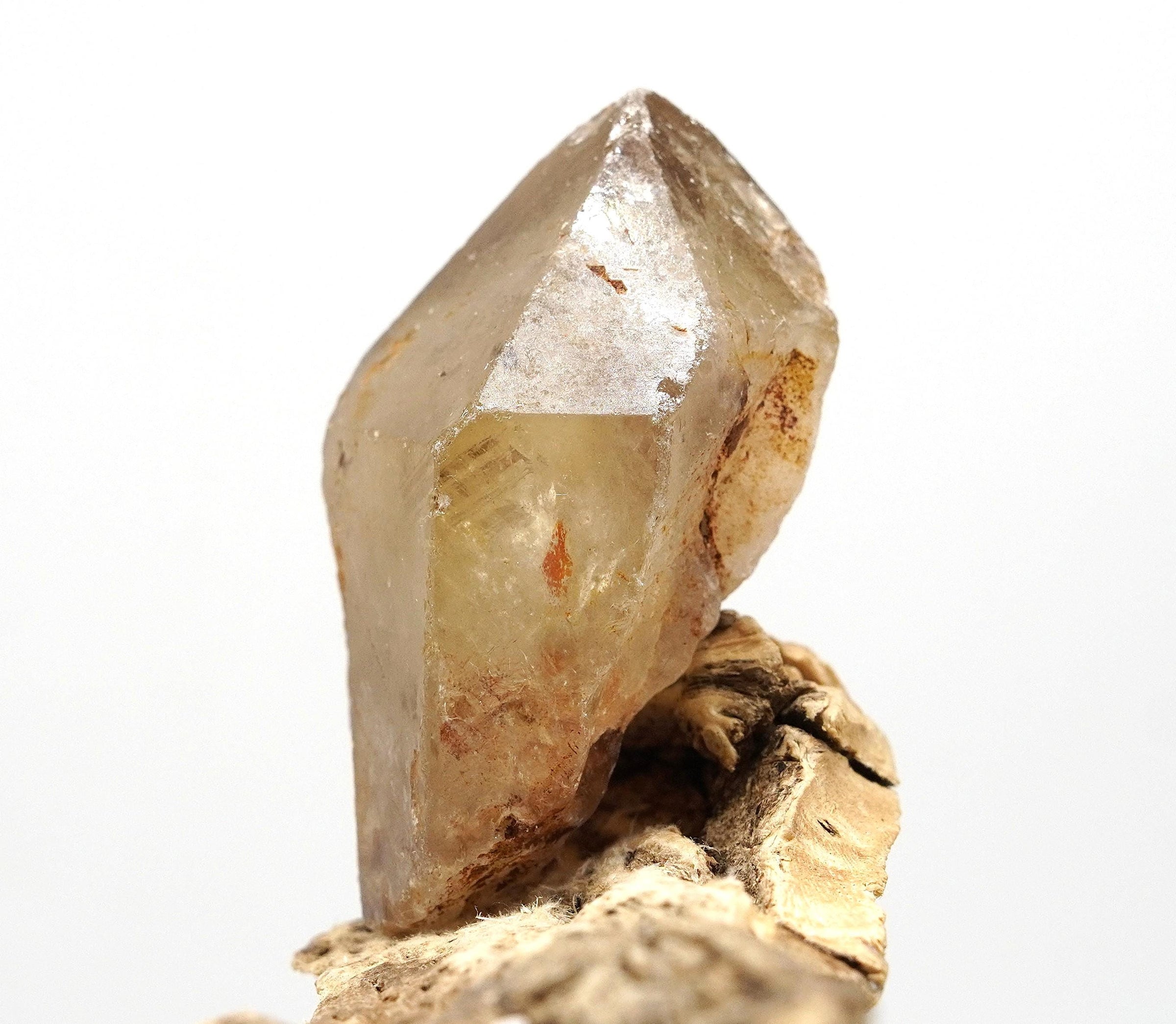 Natural Congo Citrine Crystal: Kundalini Quartz, Ethically Mined