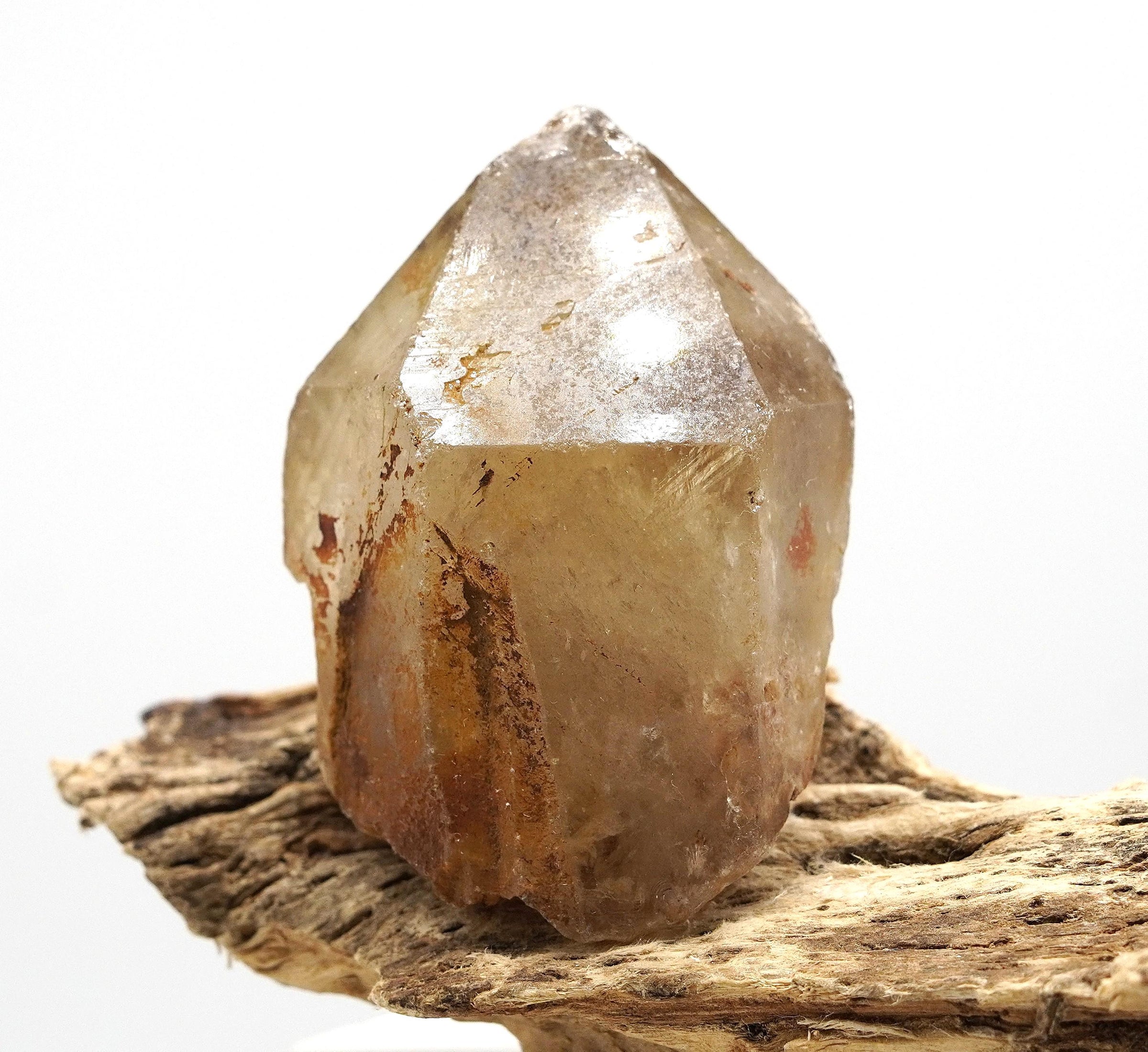 Natural Congo Citrine Crystal: Kundalini Quartz, Ethically Mined