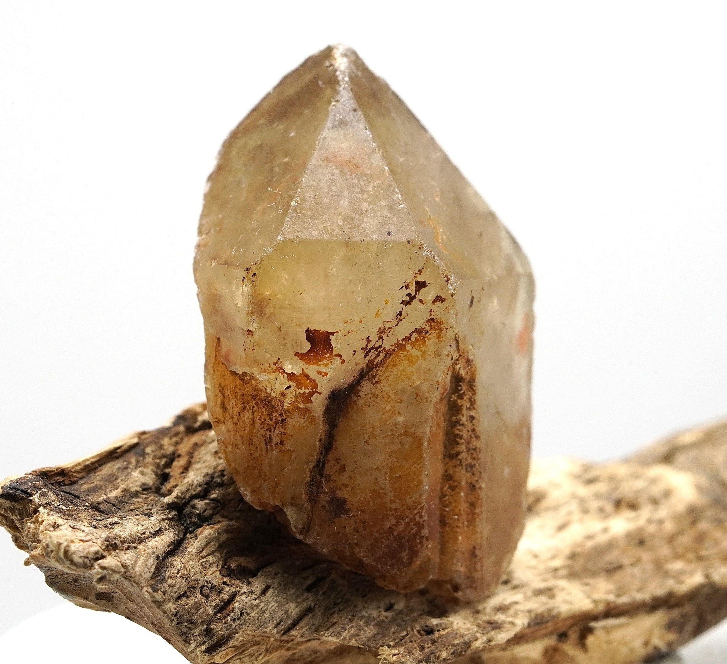 Natural Congo Citrine Crystal: Kundalini Quartz, Ethically Mined