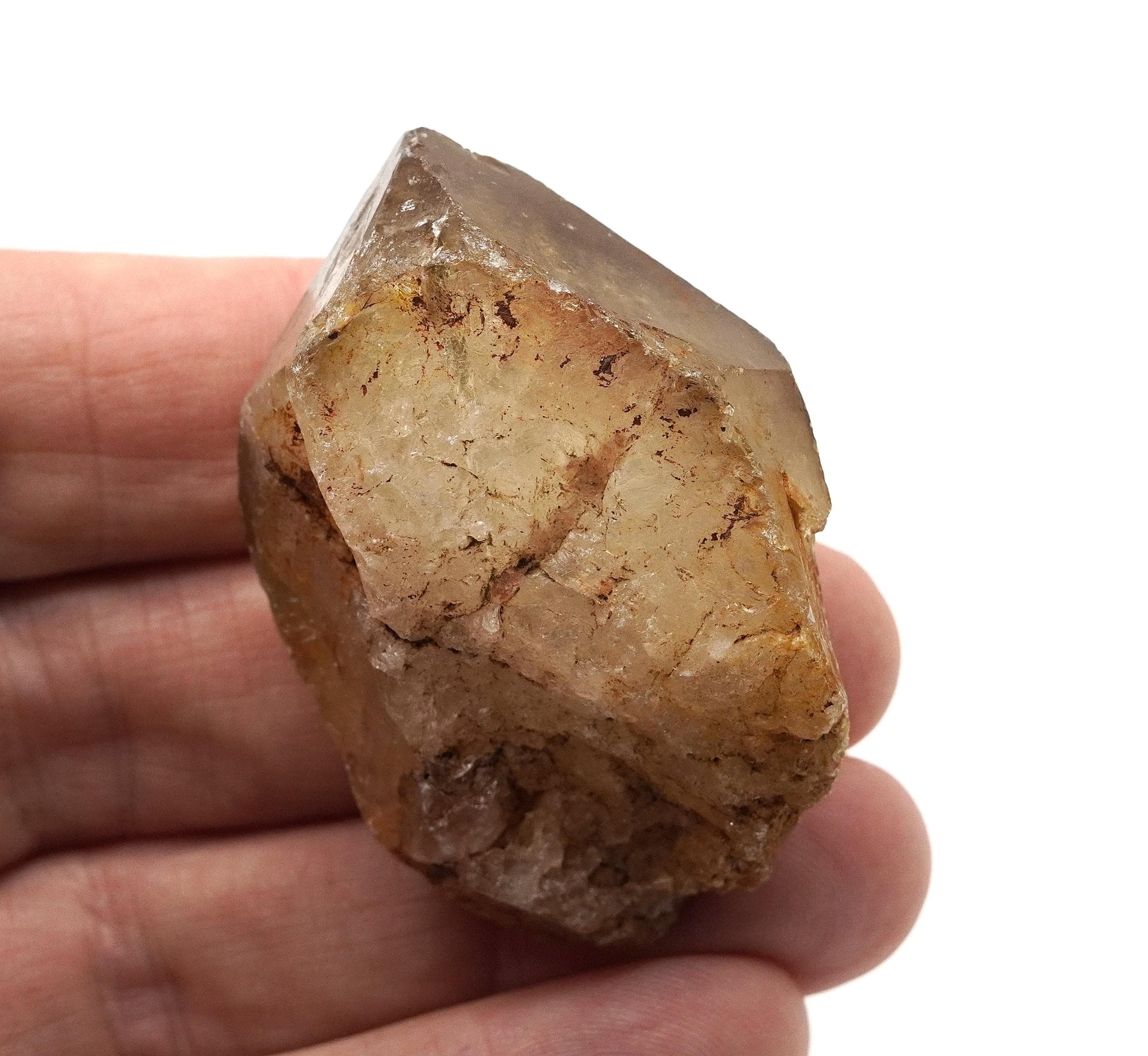 Natural Congo Citrine Crystal: Kundalini Quartz, Ethically Mined