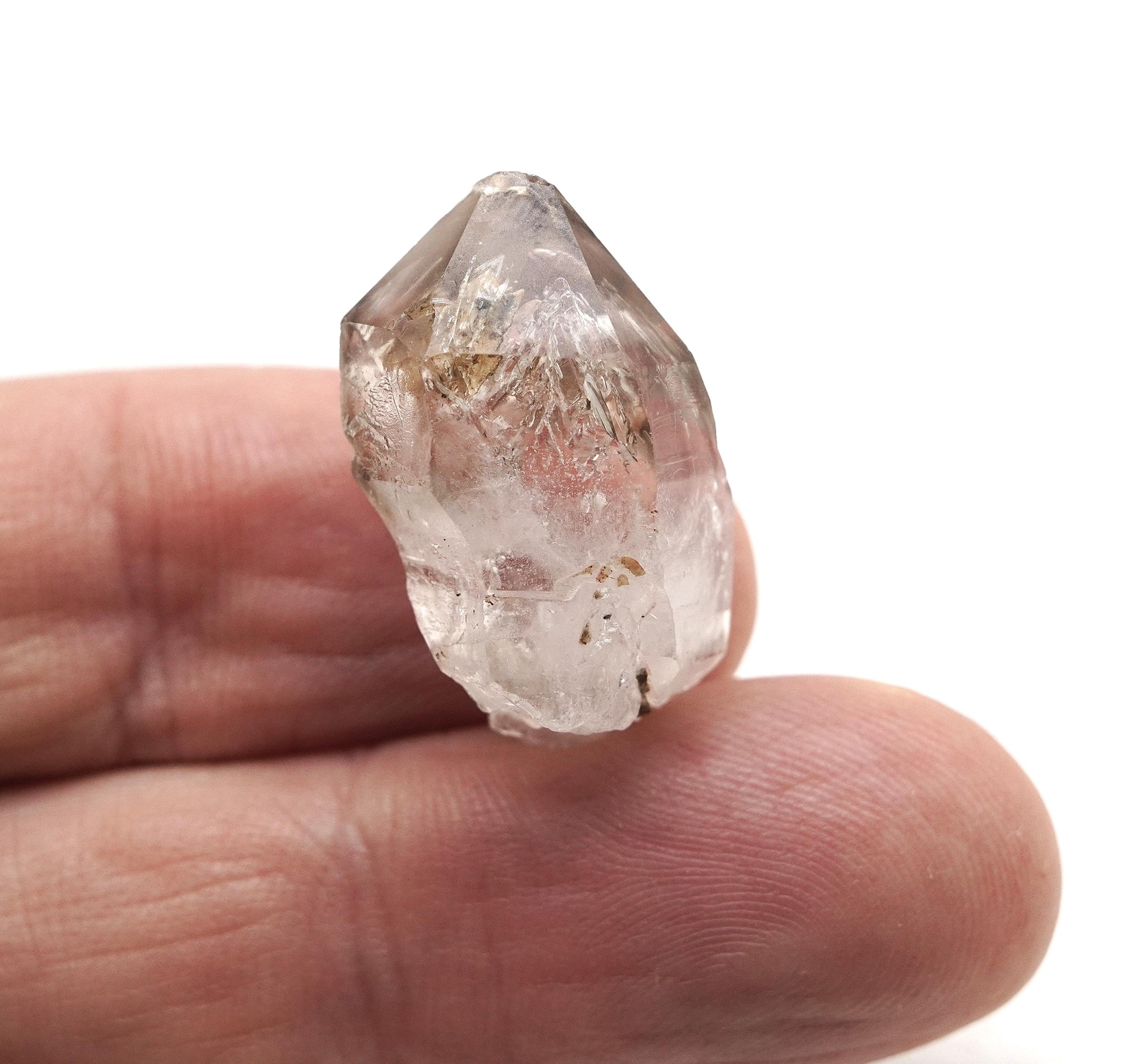 Omapeleki Brandberg Enhydro: Ethically Mined Smoky Quartz
