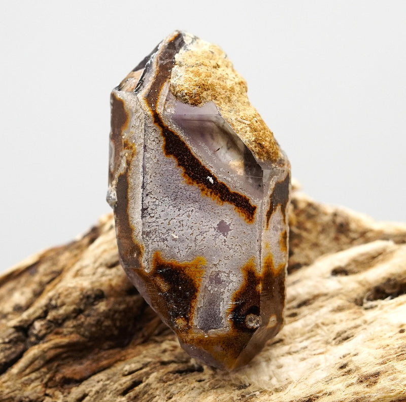 Brandberg Self-Healed Amethyst DT: Ethically Hand-Mined Quartz Crystal
