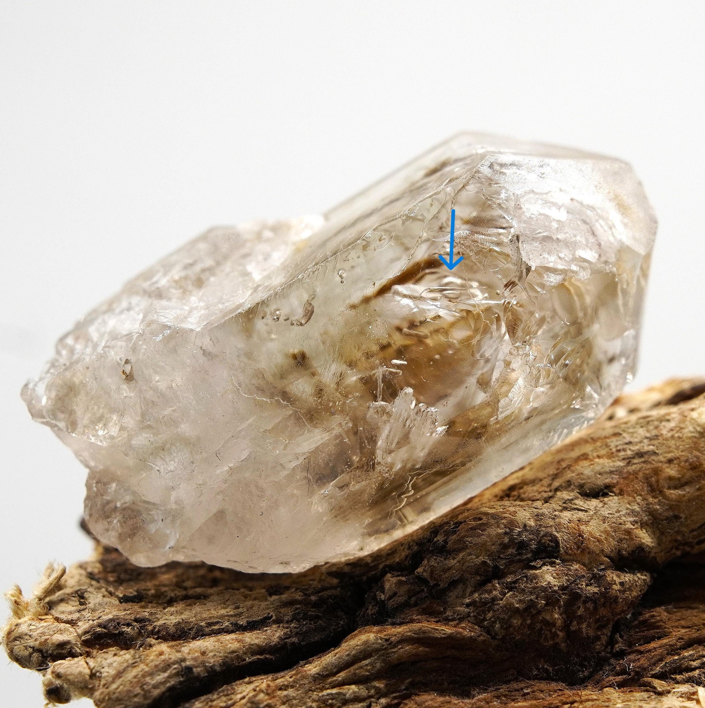 Omapeleki Brandberg Enhydro: Ethically Mined Smoky Quartz