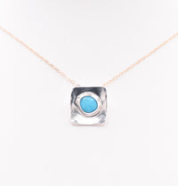 Handmade Turquoise Sterling Silver Pendant