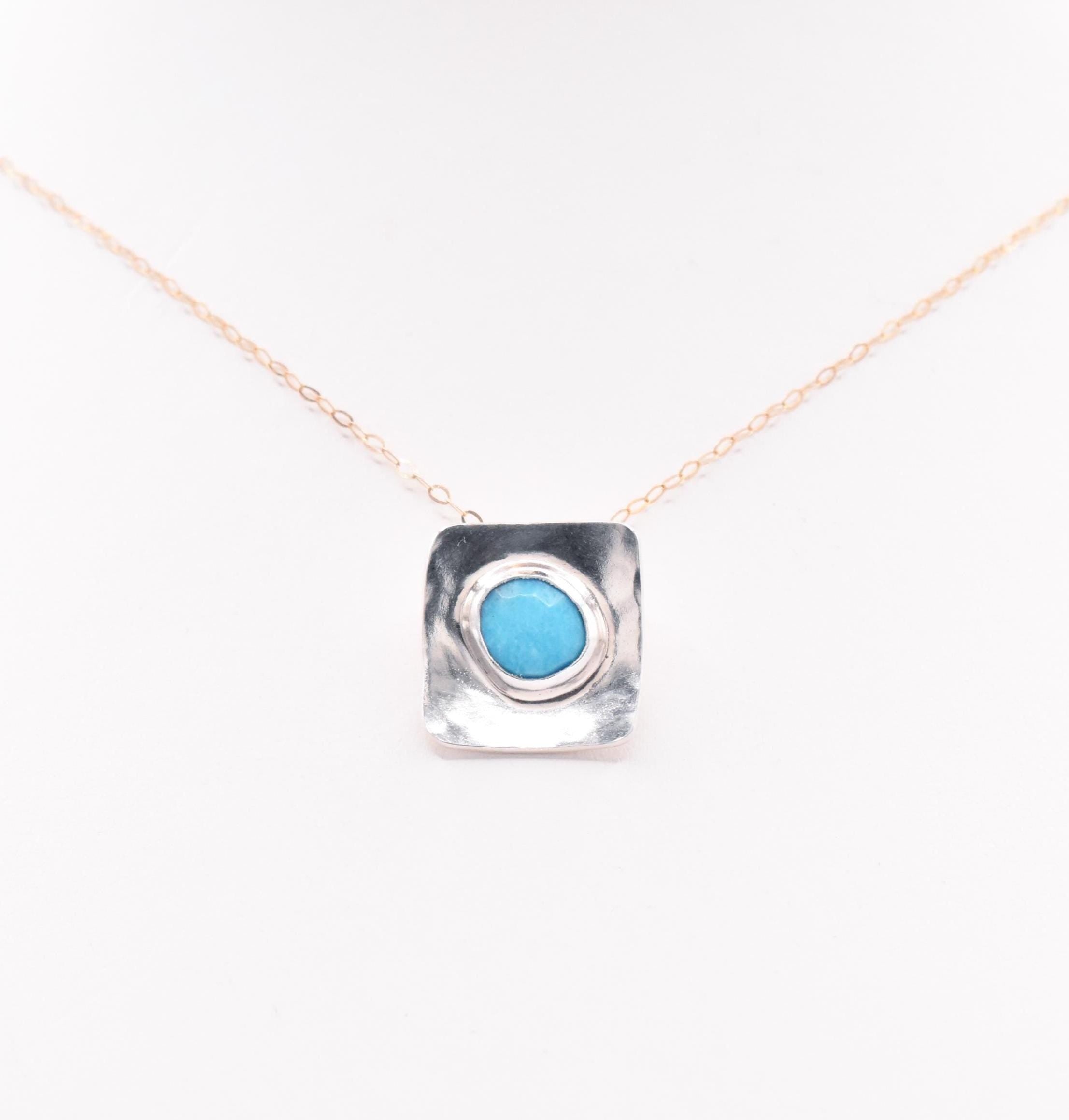 Handmade Turquoise Sterling Silver Pendant