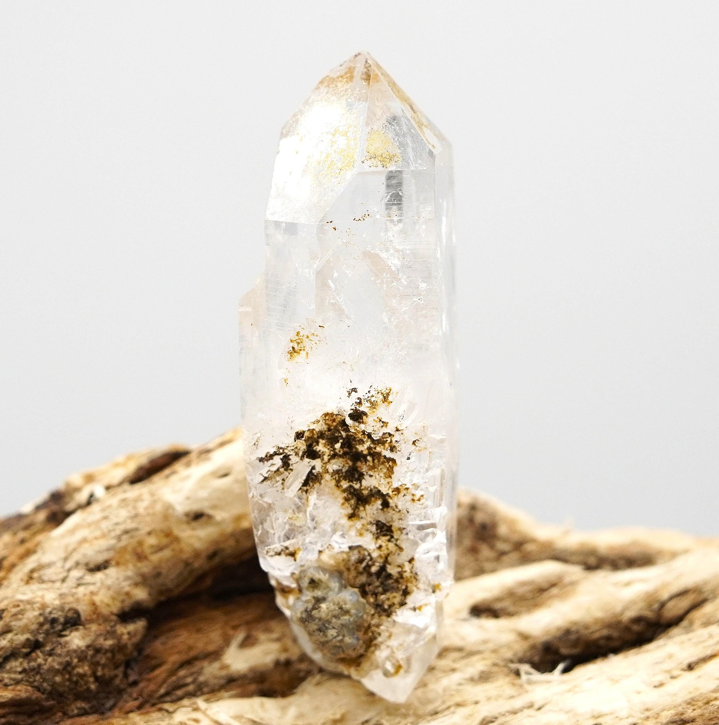 Brandberg Self-Healed Enhydro: Ethically Hand-Mined Quartz Crystal