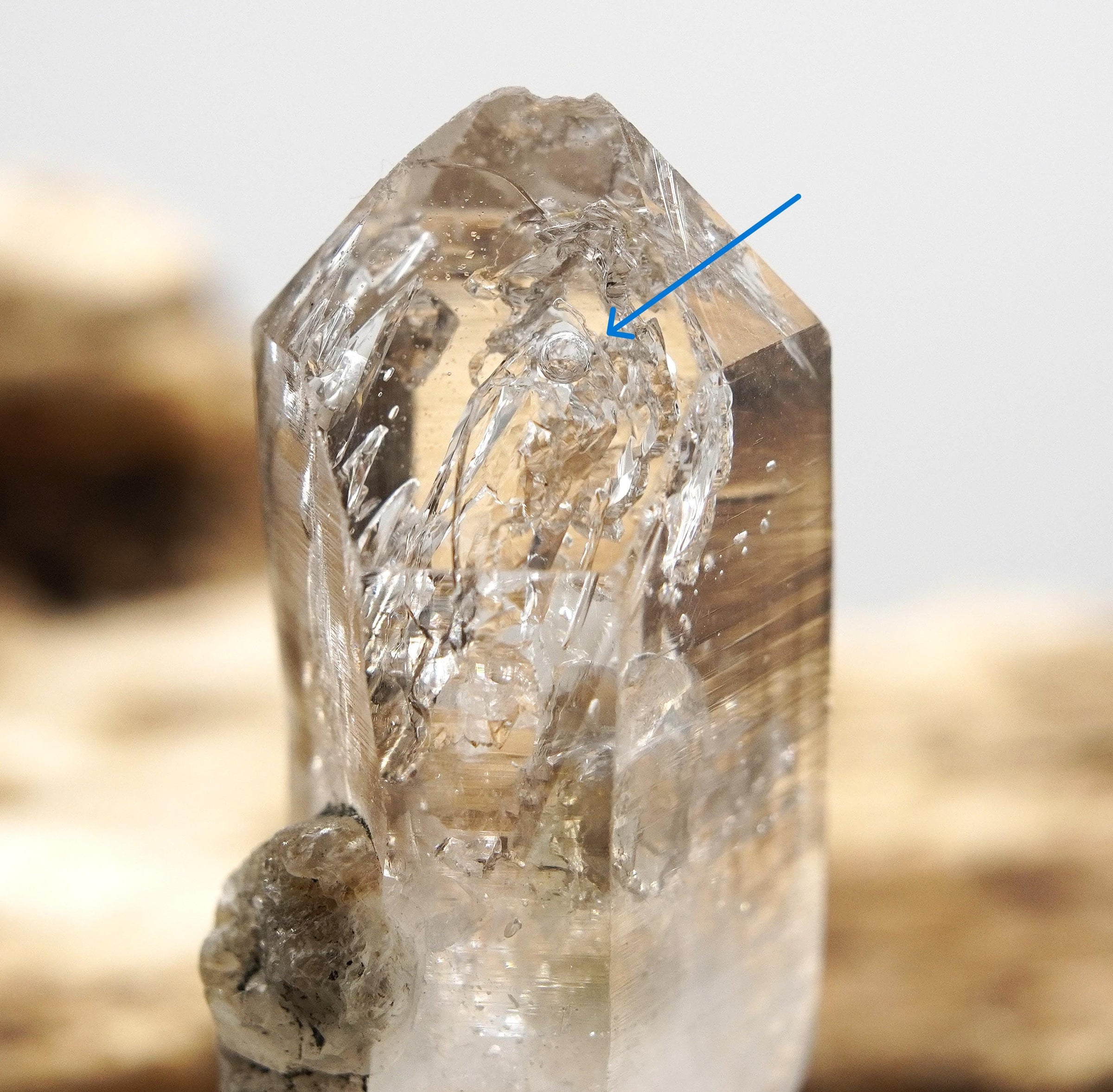 Omapeleki Brandberg Enhydro: Ethically Mined Smoky Quartz