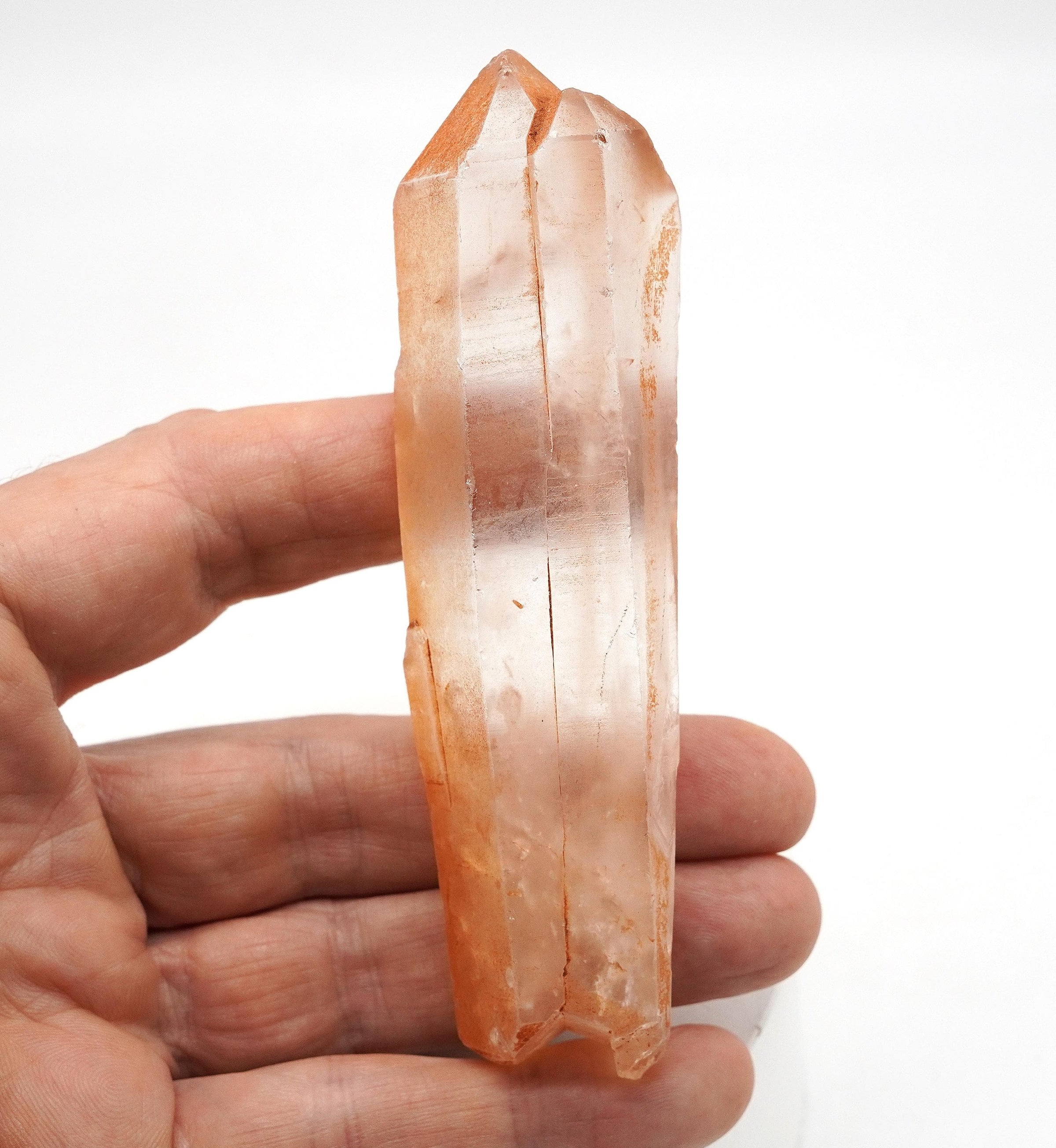 Lemurian Tangerine Quartz: Ethically Mined Natural Crystal