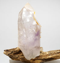 Brandberg Enhydro with Prehnite: Ethically Hand-Mined Large Quartz Crystal