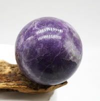 Lepidolite Sphere: Ethically Mined Crystal for Calm & Meditation