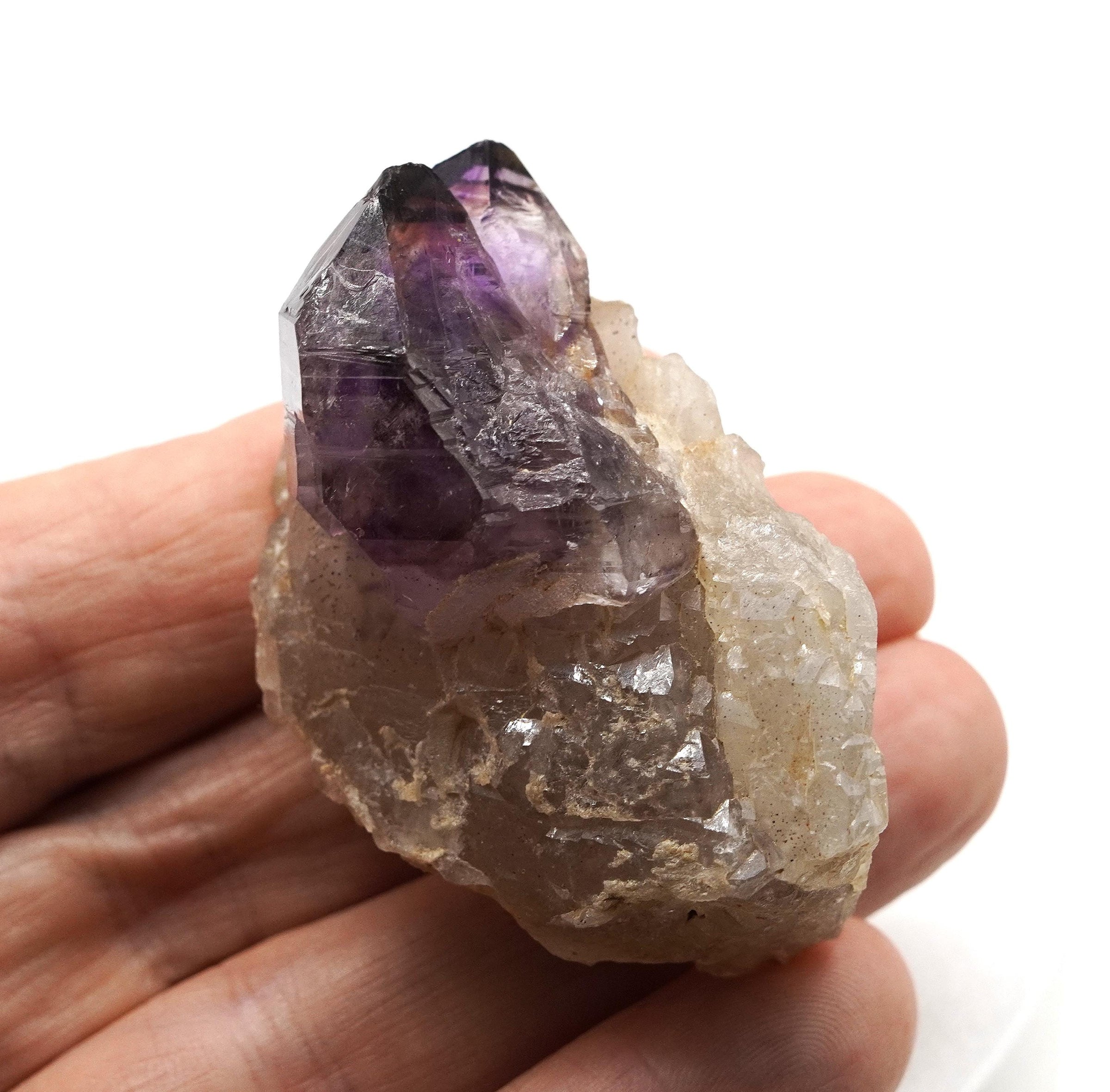 Brandberg Amethyst Twin Crystal: Ethically Mined Natural Quartz