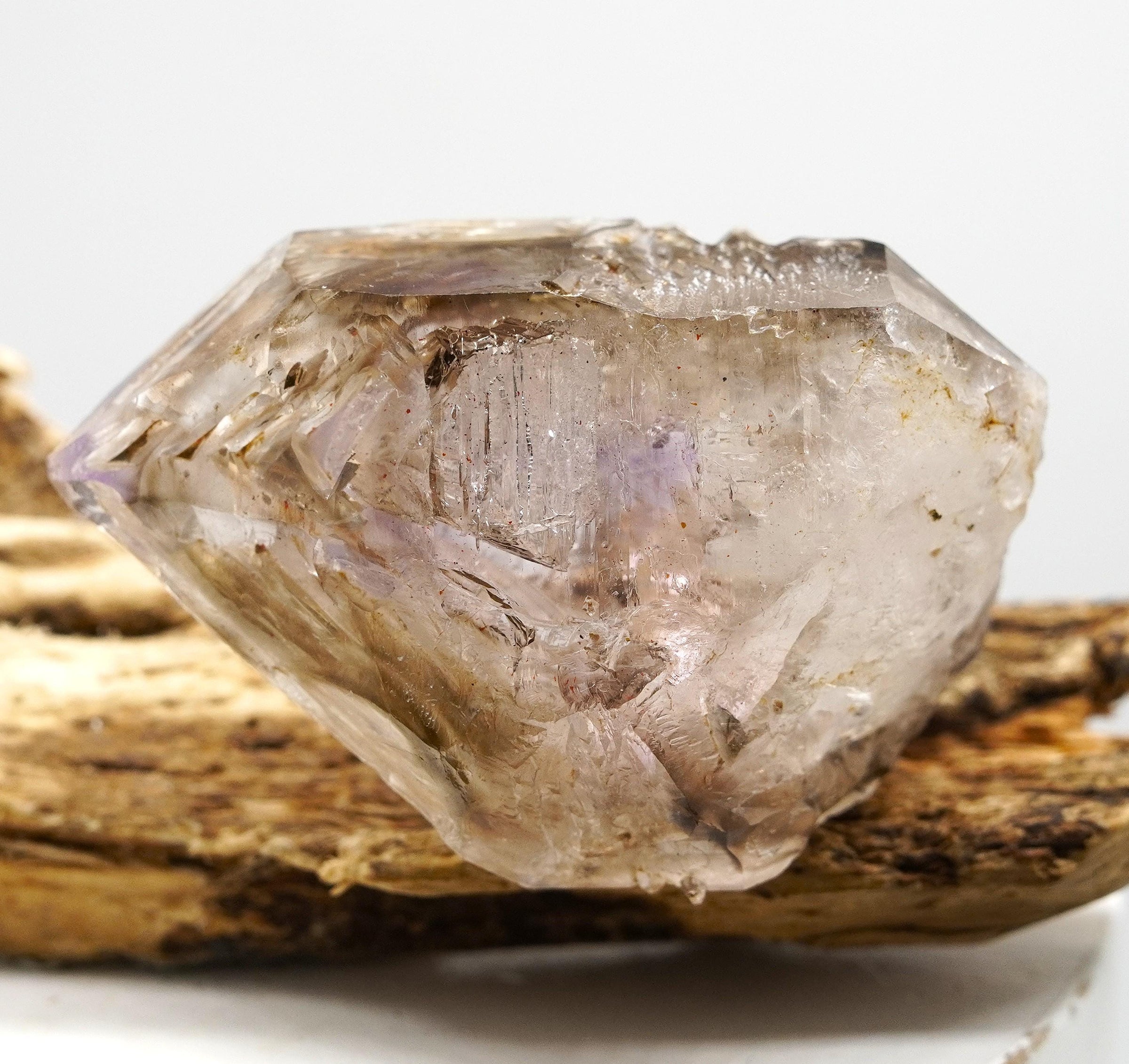 Omapeleki Brandberg Skeletal Black Phantom: Ethically Mined Quartz Crystal