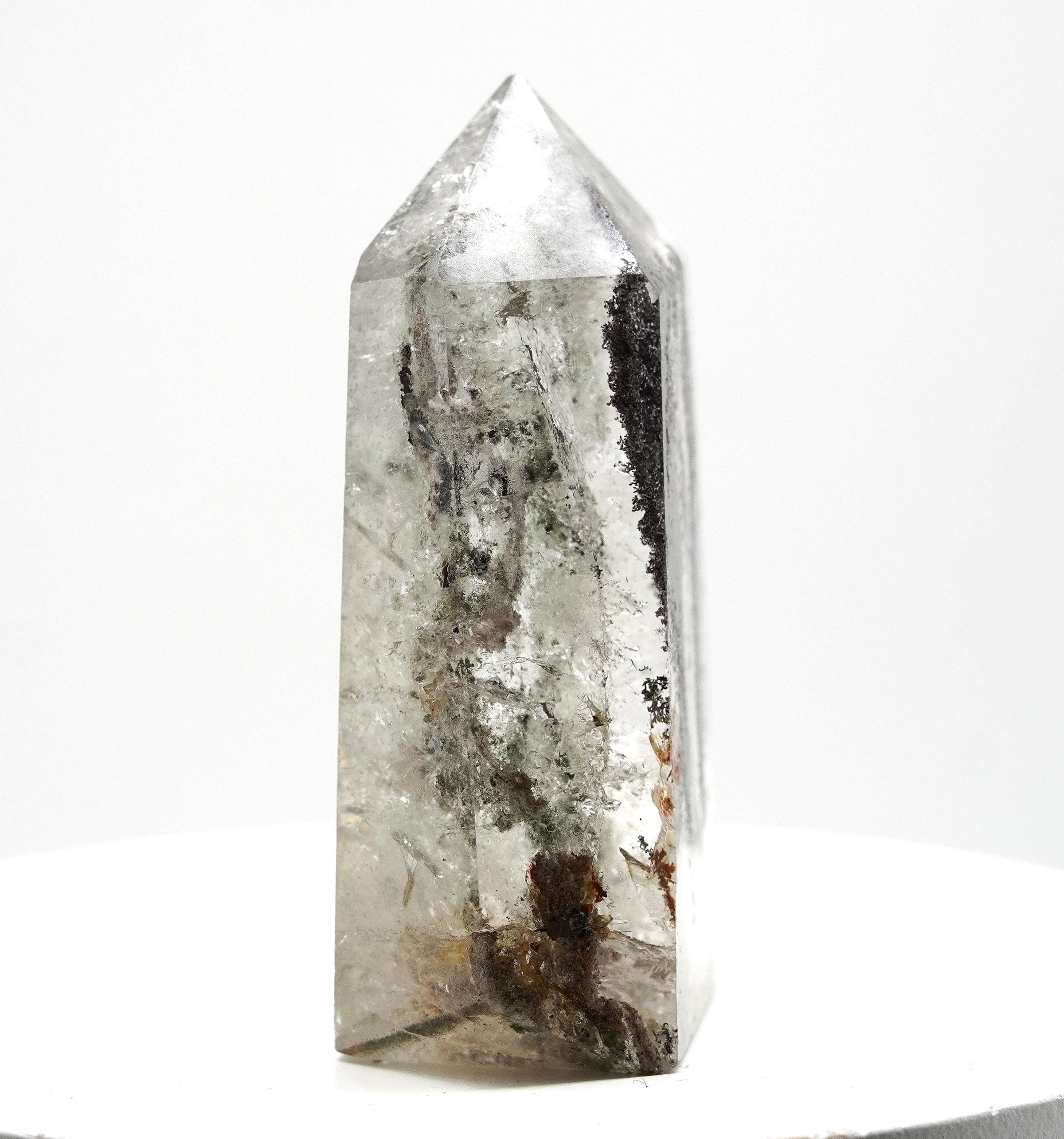 Garden Quartz: Hand-Mined Himalayan Crystal with Chlorite & Black Tourmaline