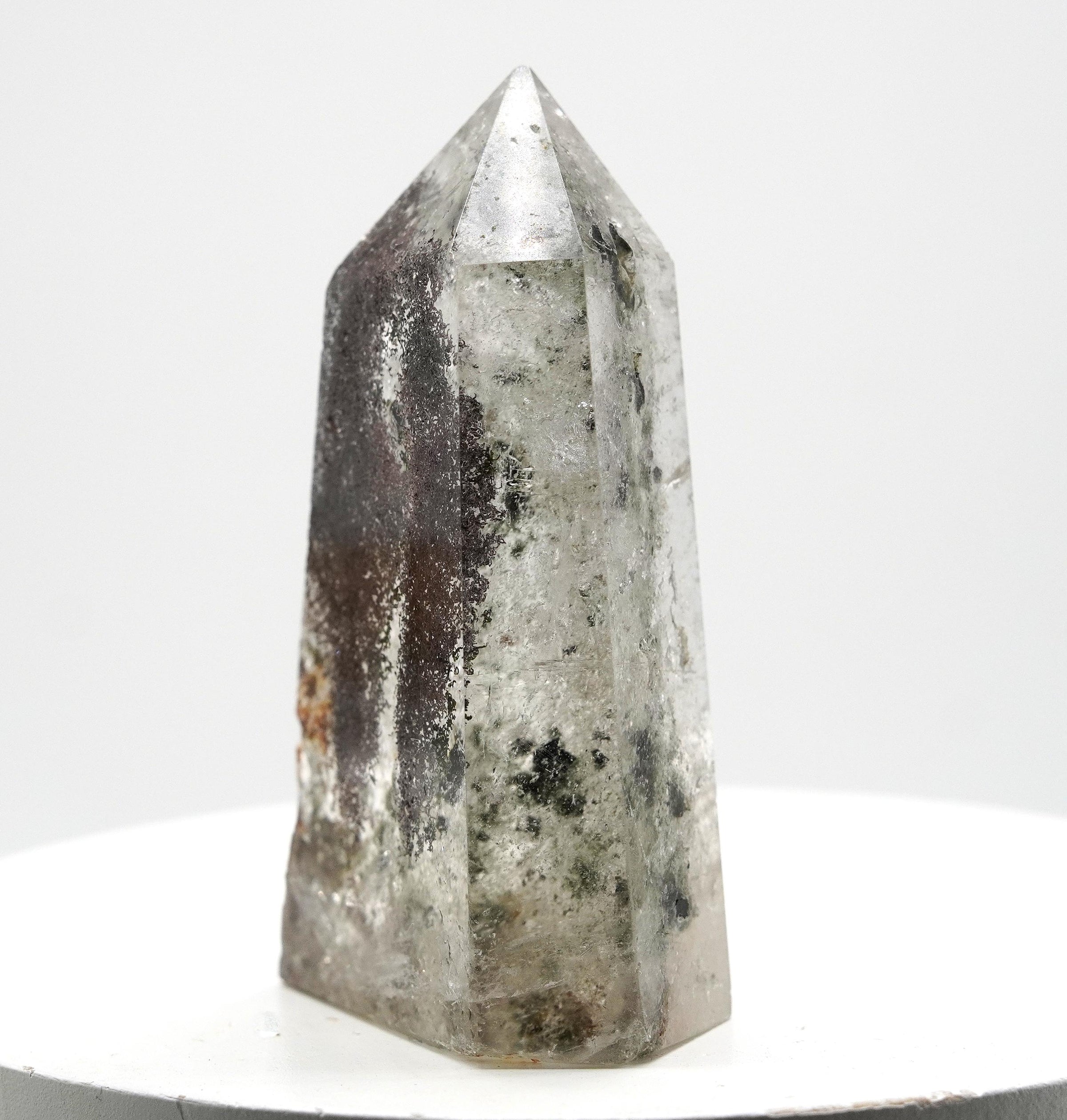 Garden Quartz: Hand-Mined Himalayan Crystal with Chlorite & Black Tourmaline