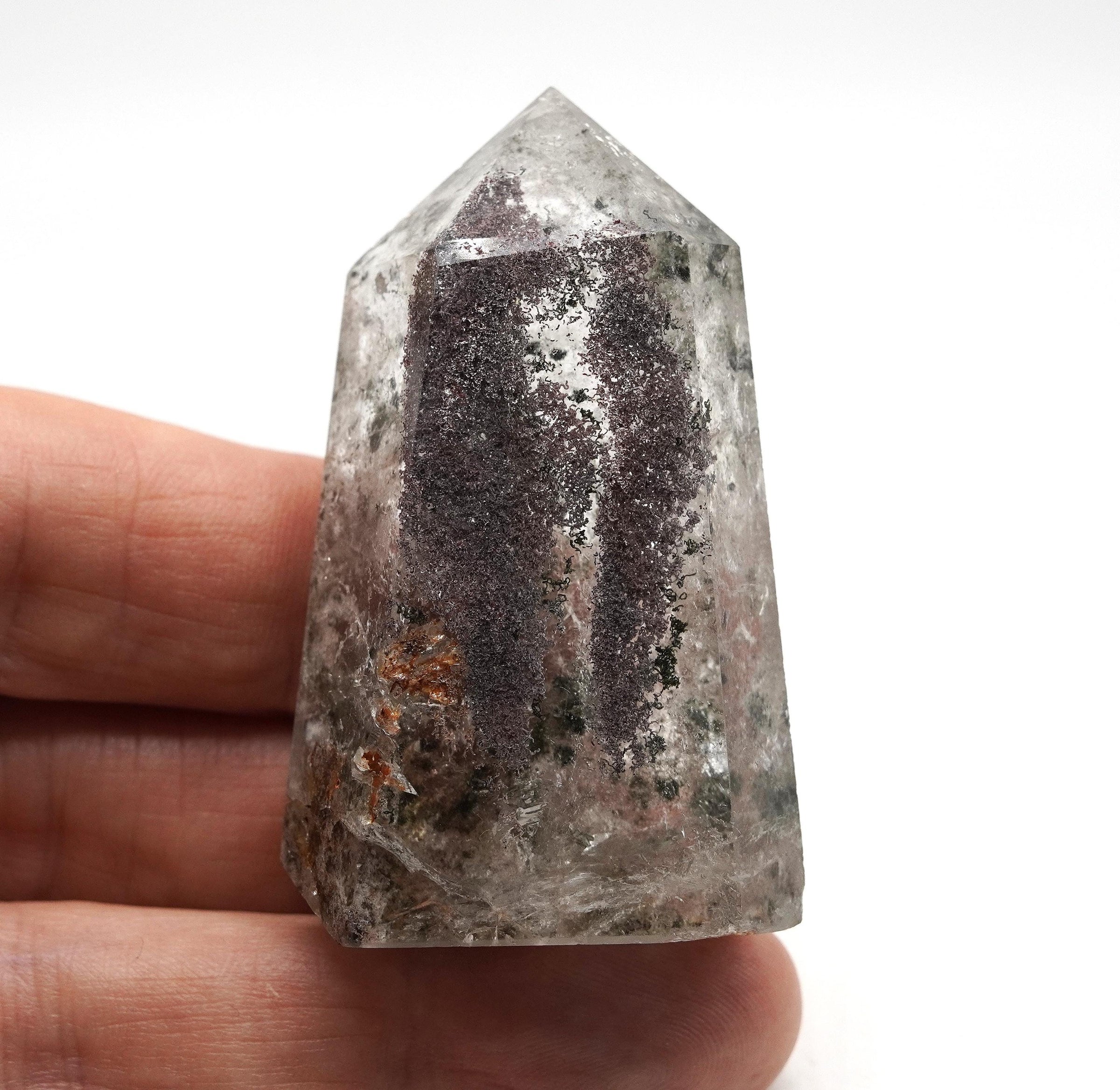 Garden Quartz: Hand-Mined Himalayan Crystal with Chlorite & Black Tourmaline