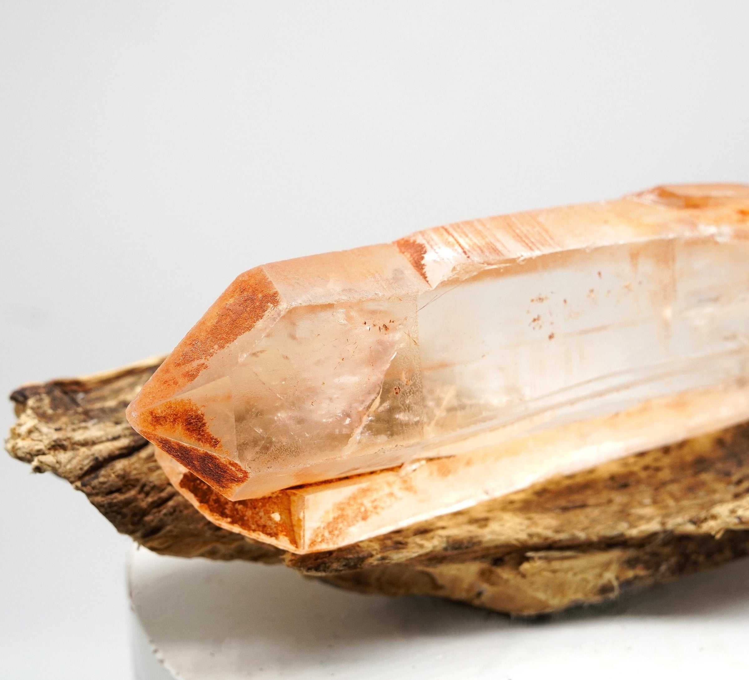 Lemurian Tangerine Quartz: Ethically Mined Natural Crystal