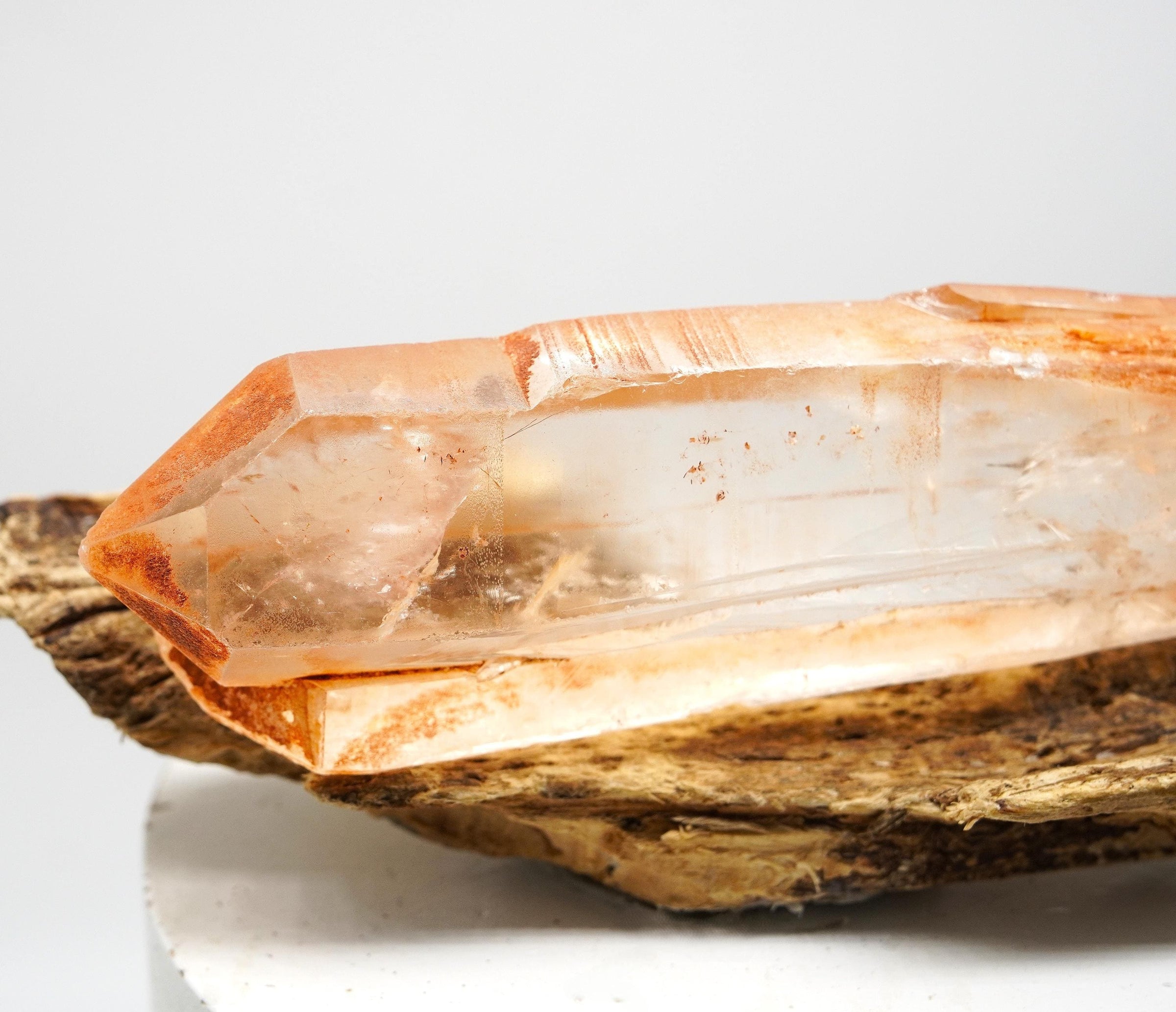 Lemurian Tangerine Quartz: Ethically Mined Natural Crystal