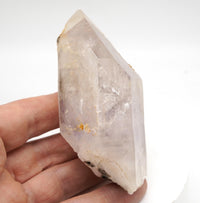 Brandberg Enhydro with Prehnite: Ethically Hand-Mined Large Quartz Crystal
