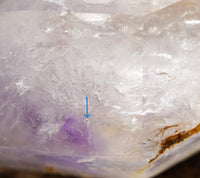 Brandberg Enhydro with Prehnite: Ethically Hand-Mined Large Quartz Crystal