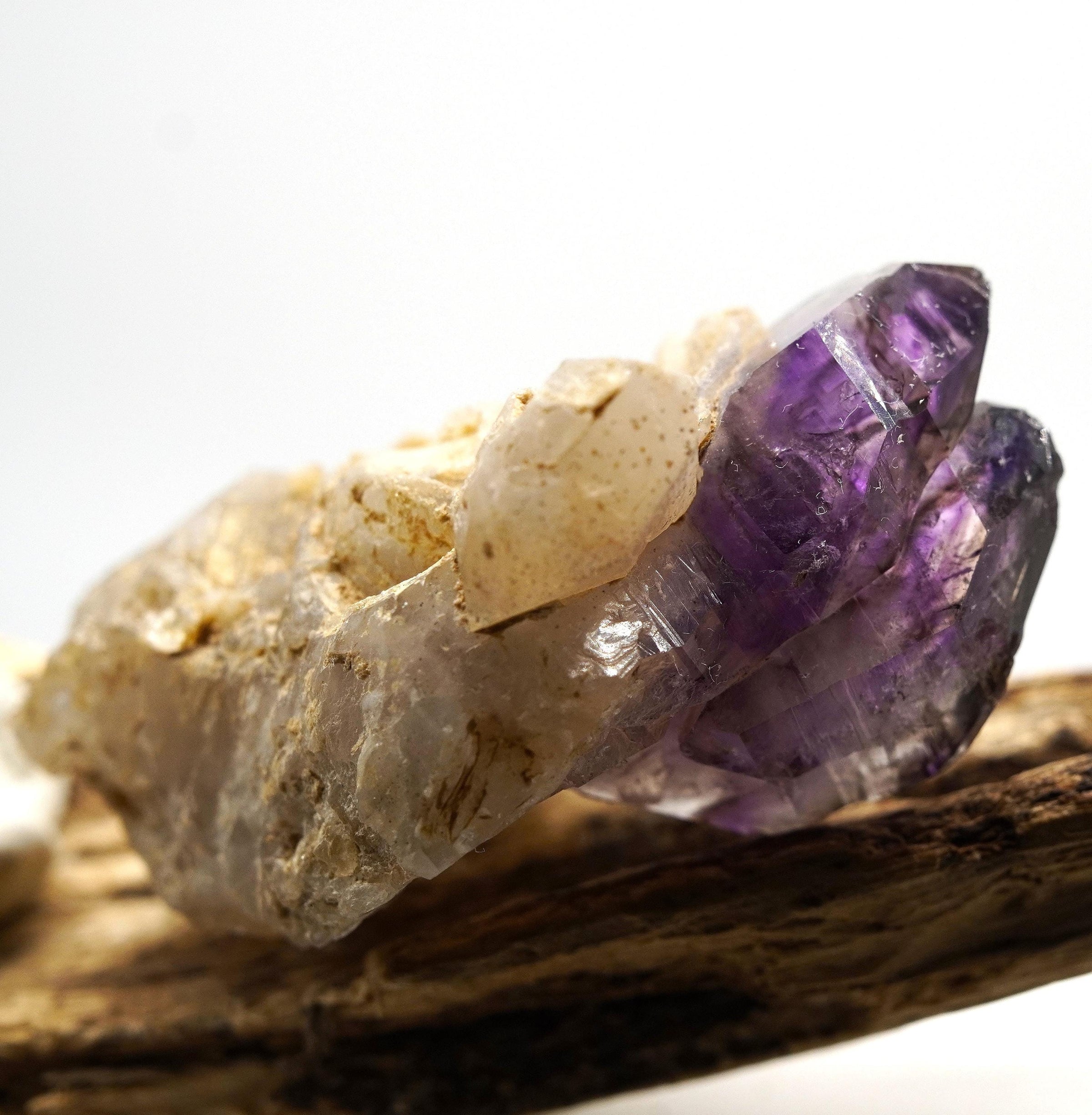 Brandberg Amethyst Twin Crystal: Ethically Mined Natural Quartz