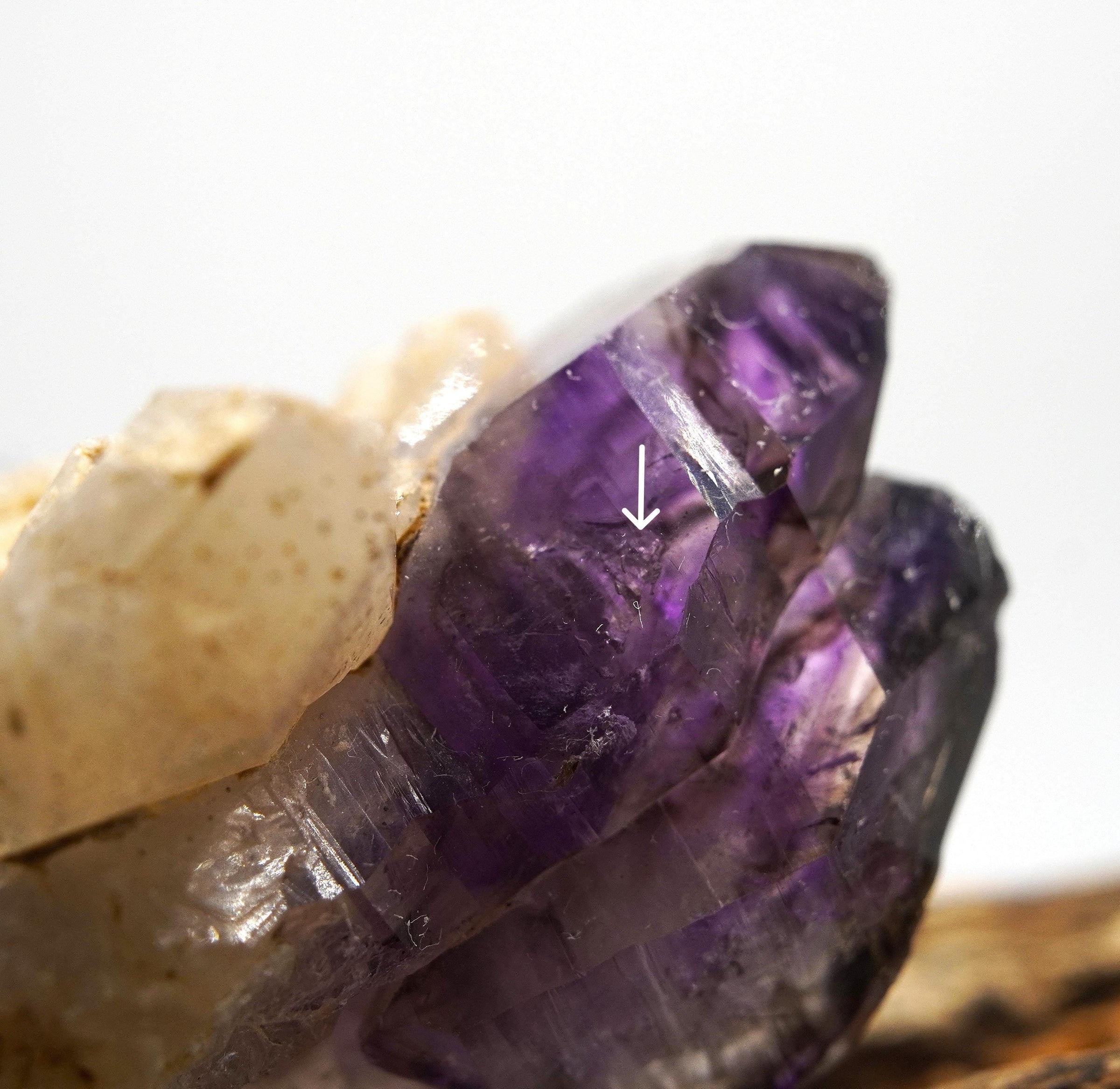 Brandberg Amethyst Twin Crystal: Ethically Mined Natural Quartz