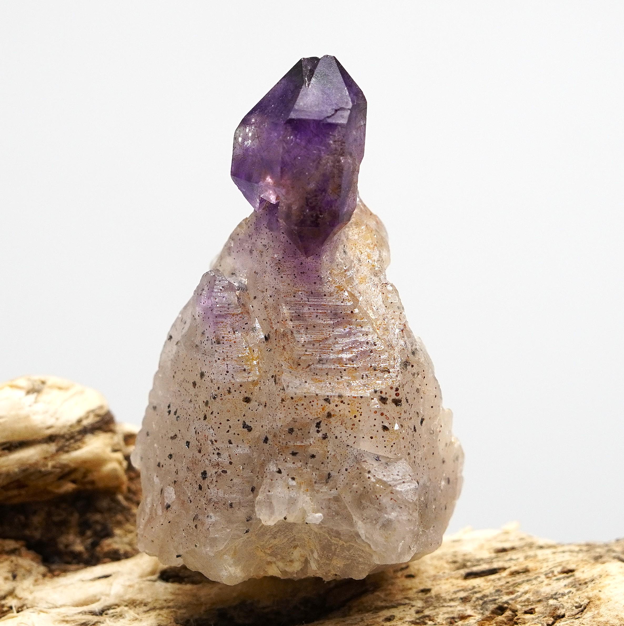 Brandberg Self-Healed Harlequin Quartz: Ethically Mined Natural Crystal