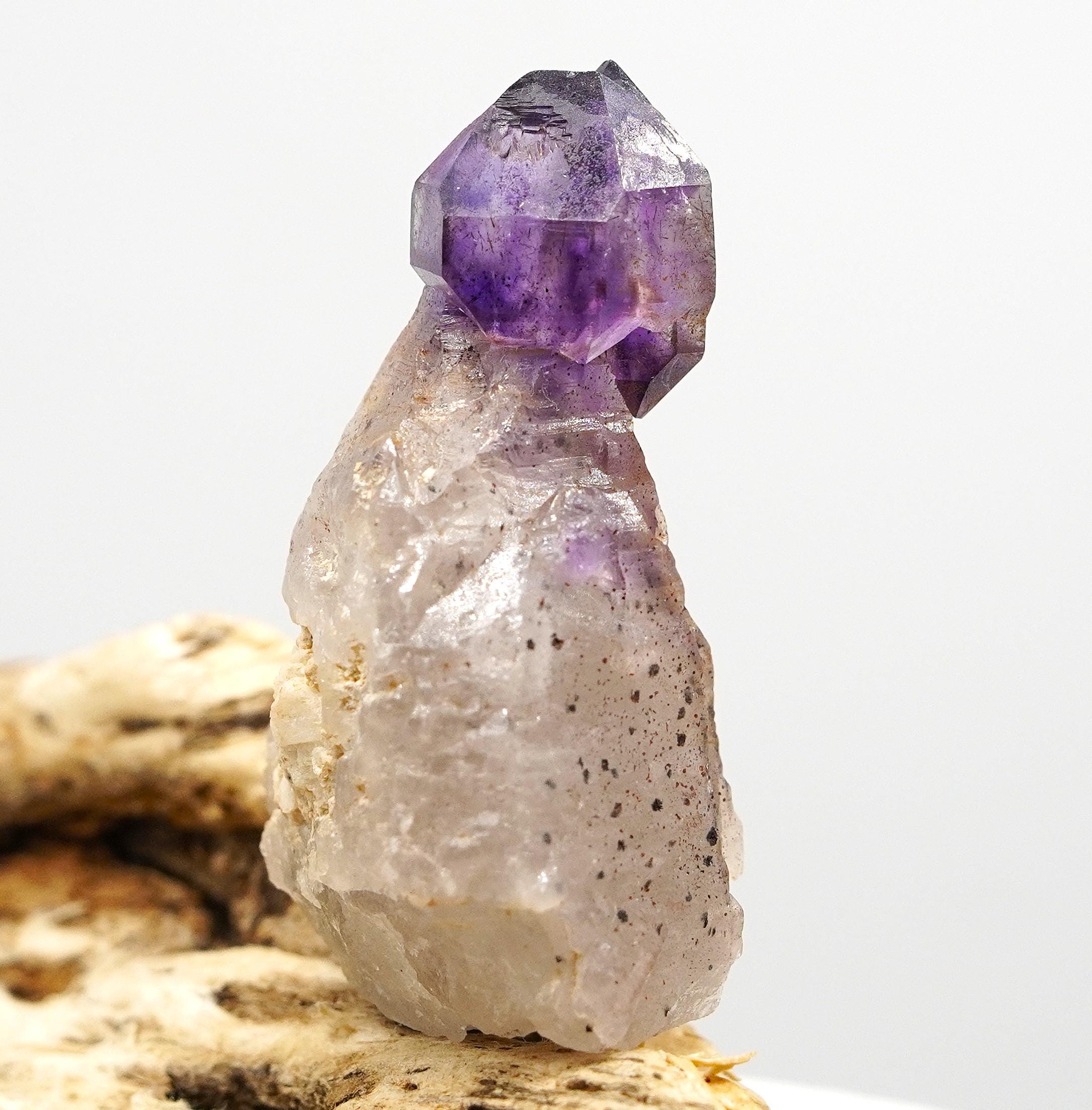 Brandberg Self-Healed Harlequin Quartz: Ethically Mined Natural Crystal
