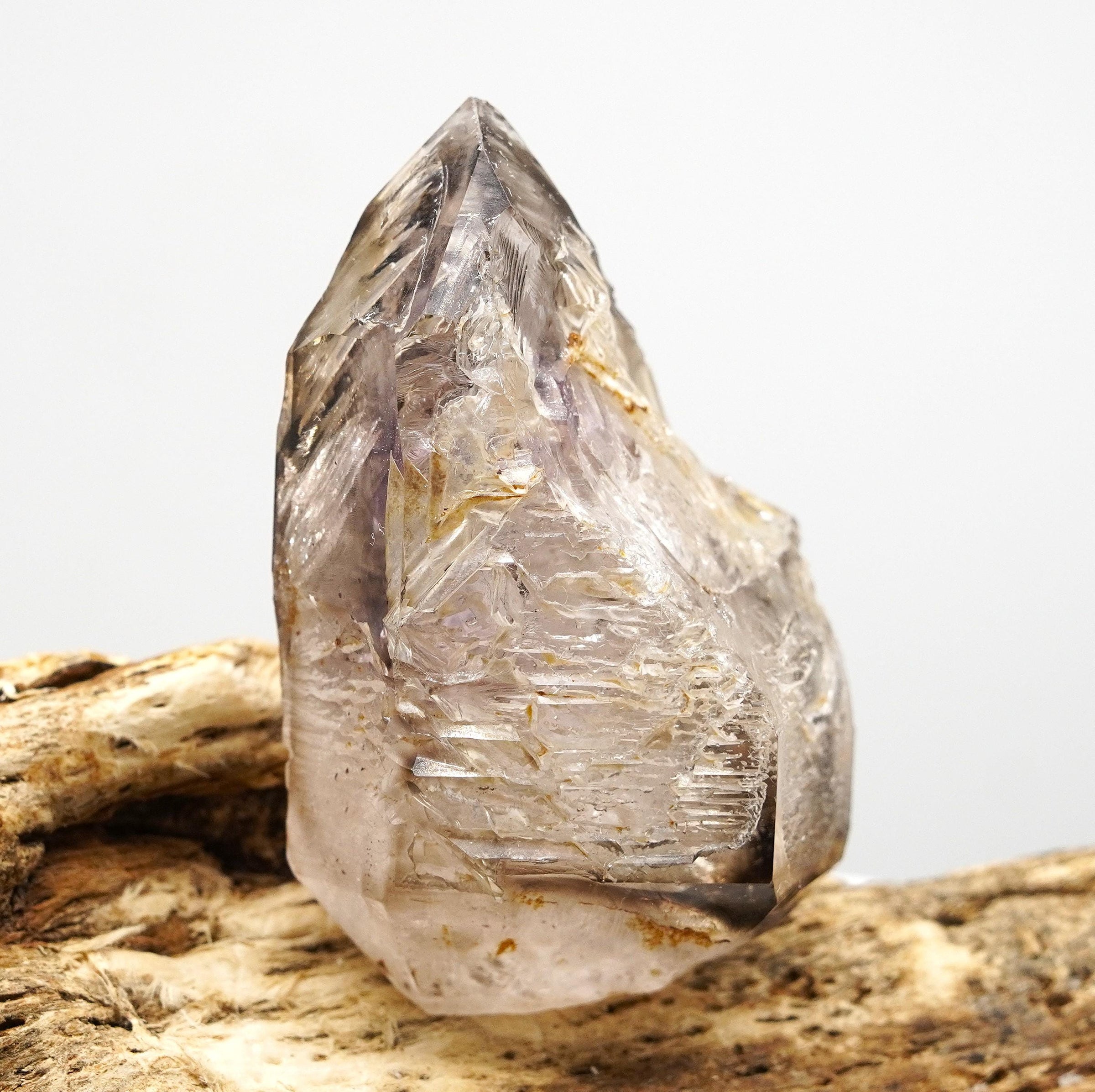 Omapeleki Brandberg Skeletal Black Phantom: Ethically Mined Quartz Crystal