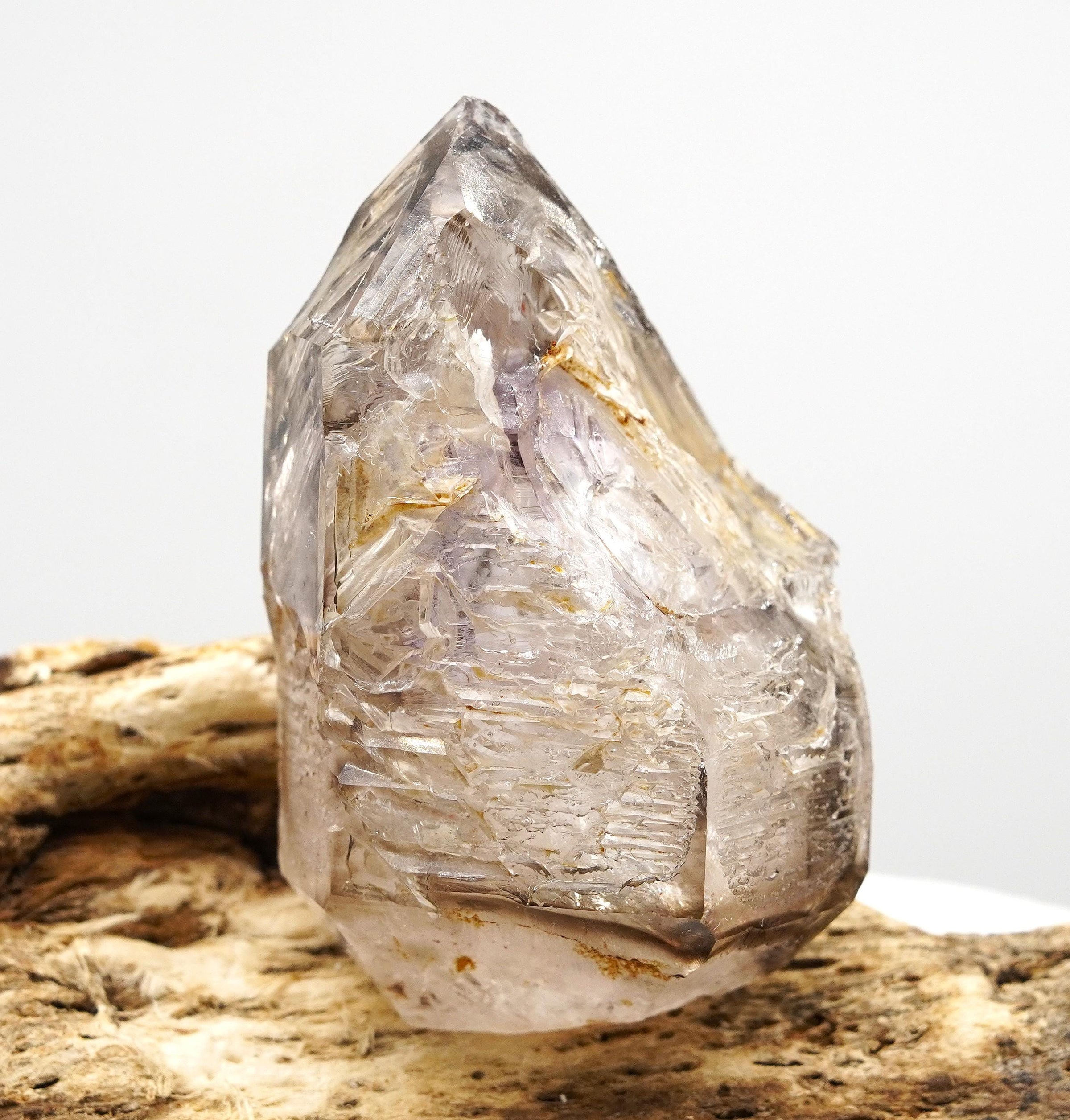 Omapeleki Brandberg Skeletal Black Phantom: Ethically Mined Quartz Crystal