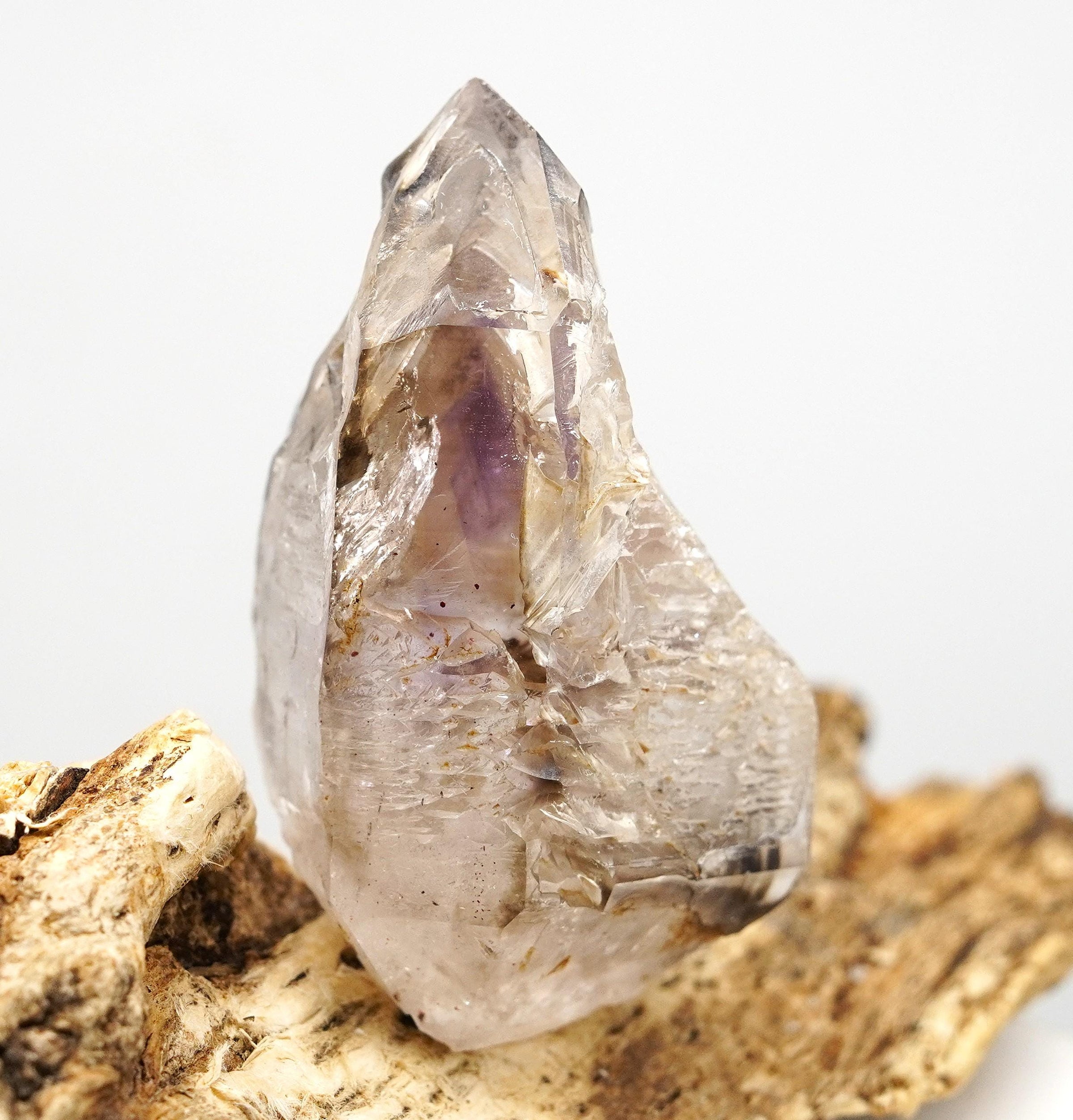 Omapeleki Brandberg Skeletal Black Phantom: Ethically Mined Quartz Crystal