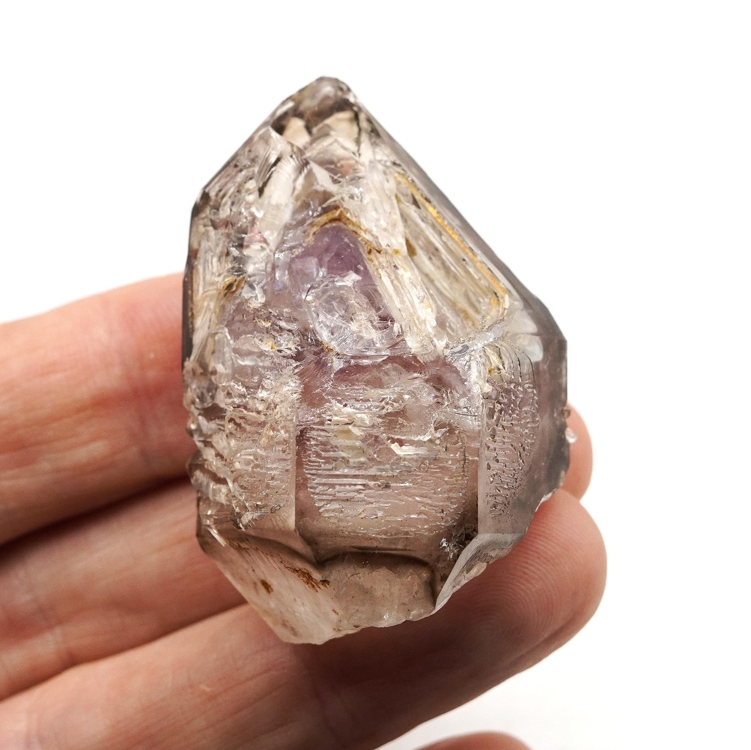 Omapeleki Brandberg Skeletal Black Phantom: Ethically Mined Quartz Crystal