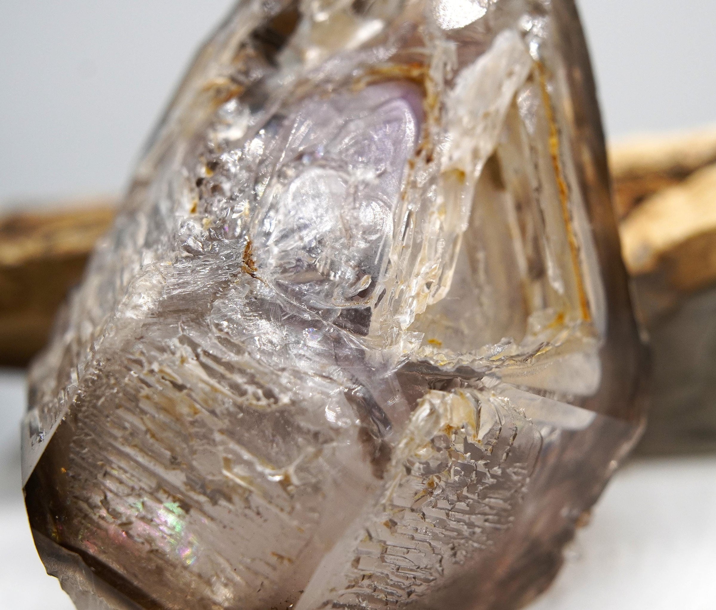 Omapeleki Brandberg Skeletal Black Phantom: Ethically Mined Quartz Crystal