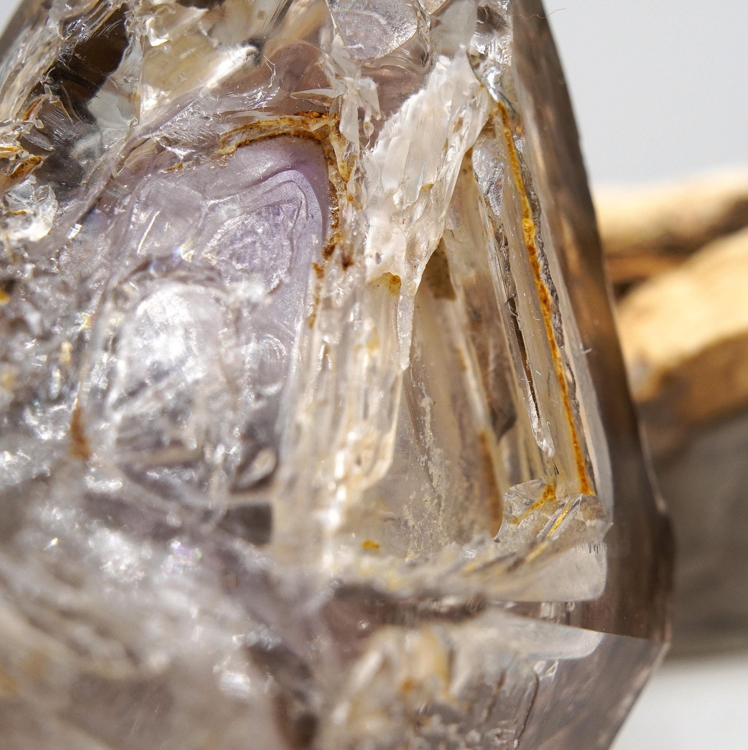Omapeleki Brandberg Skeletal Black Phantom: Ethically Mined Quartz Crystal