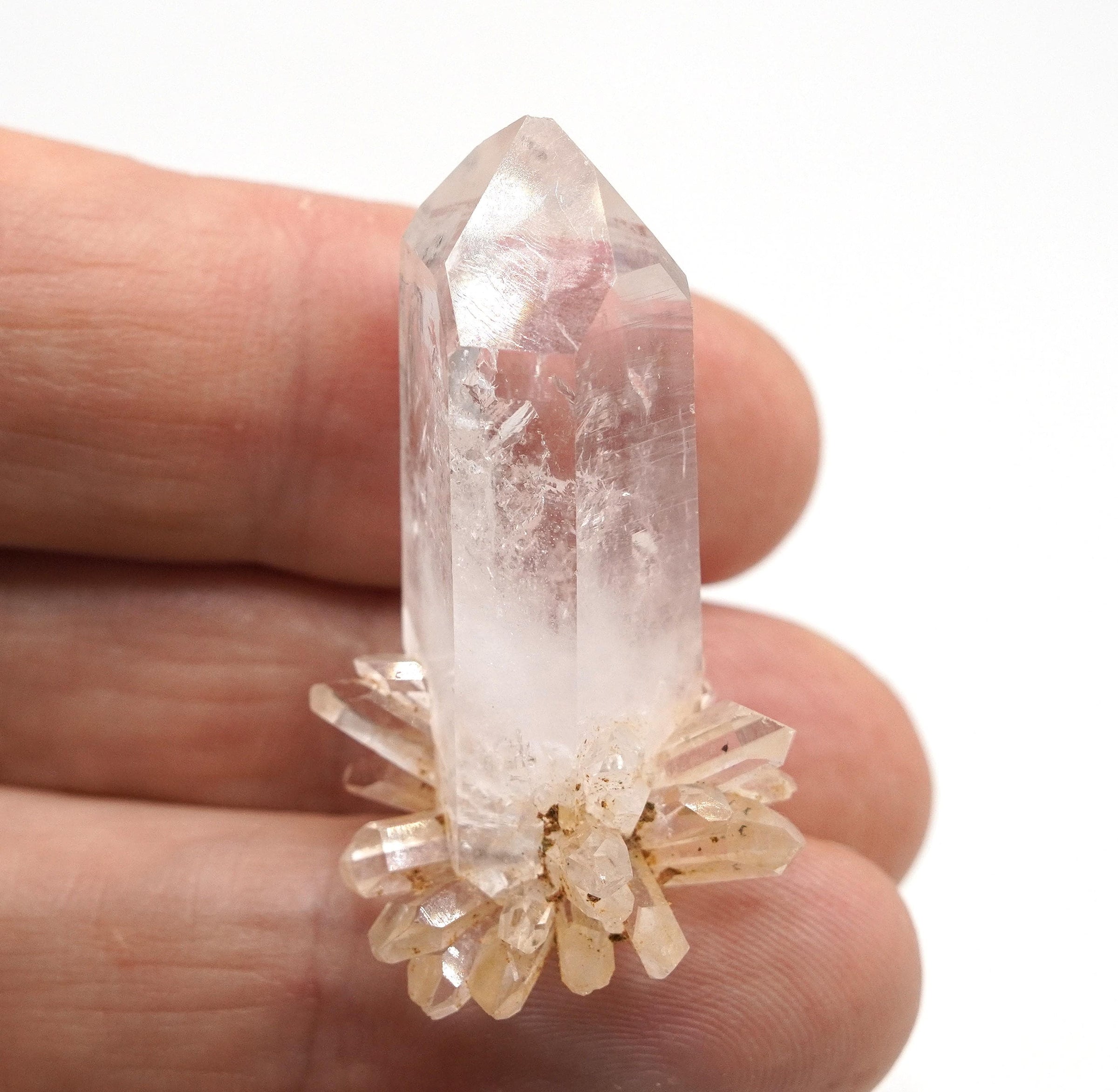 Brandberg Enhydro Star Cluster: Ethically Mined Natural Quartz
