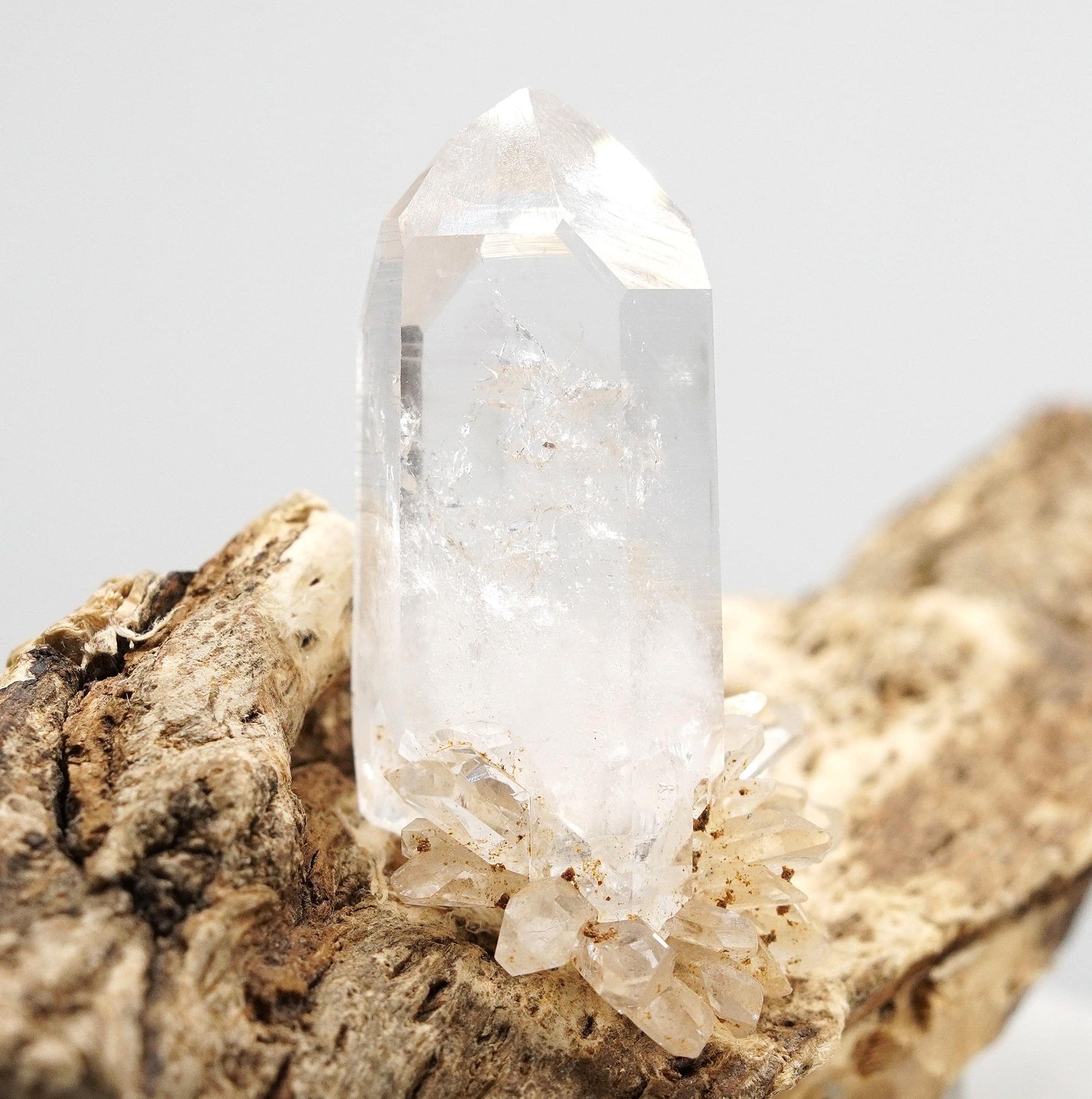 Brandberg Enhydro Star Cluster: Ethically Mined Natural Quartz