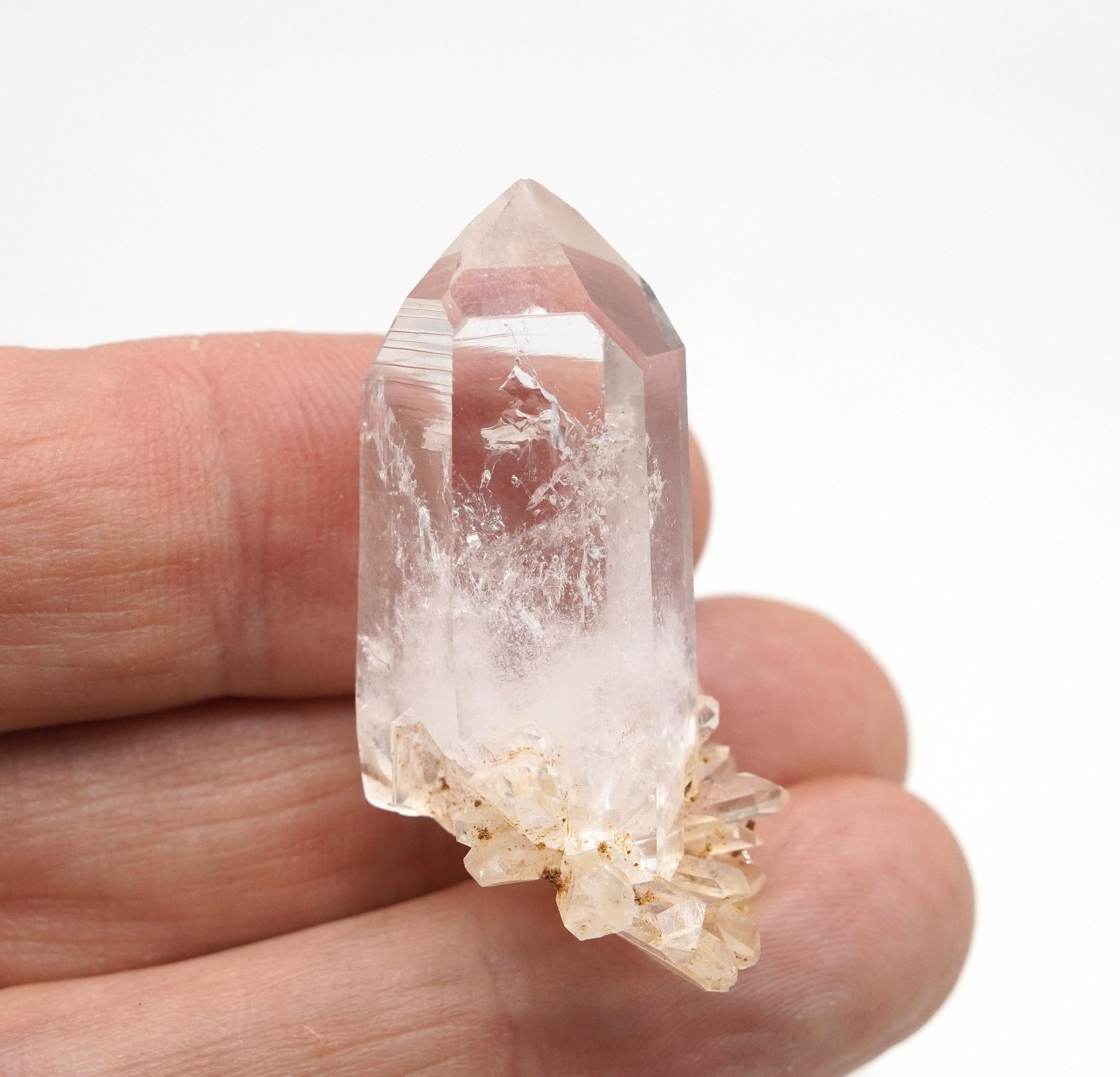 Brandberg Enhydro Star Cluster: Ethically Mined Natural Quartz