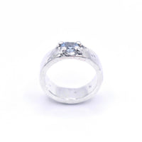 Sky Blue Topaz Sterling Silver Ring