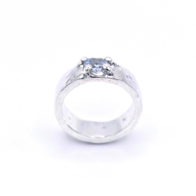 Sky Blue Topaz Sterling Silver Ring