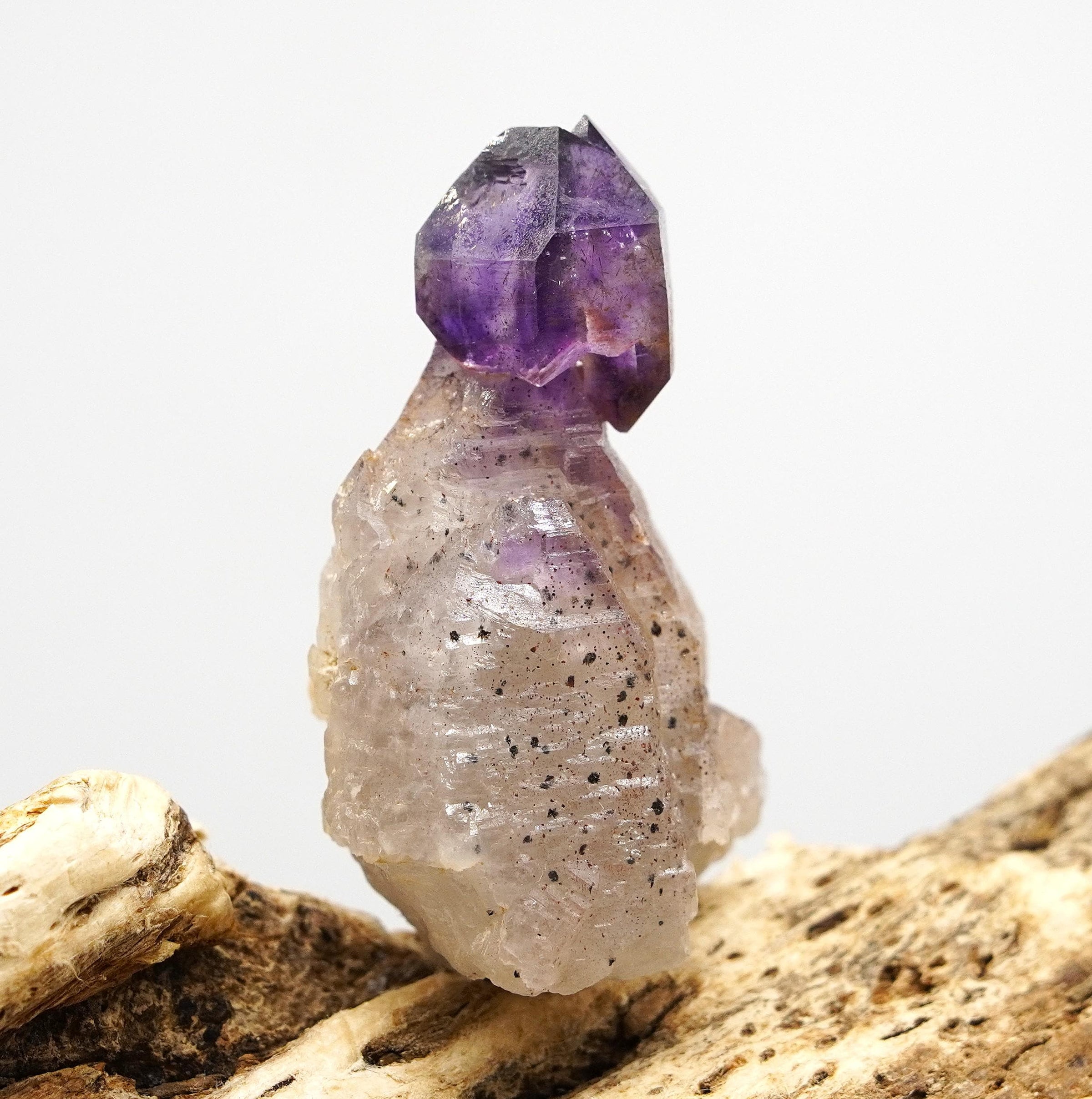 Brandberg Self-Healed Harlequin Quartz: Ethically Mined Natural Crystal