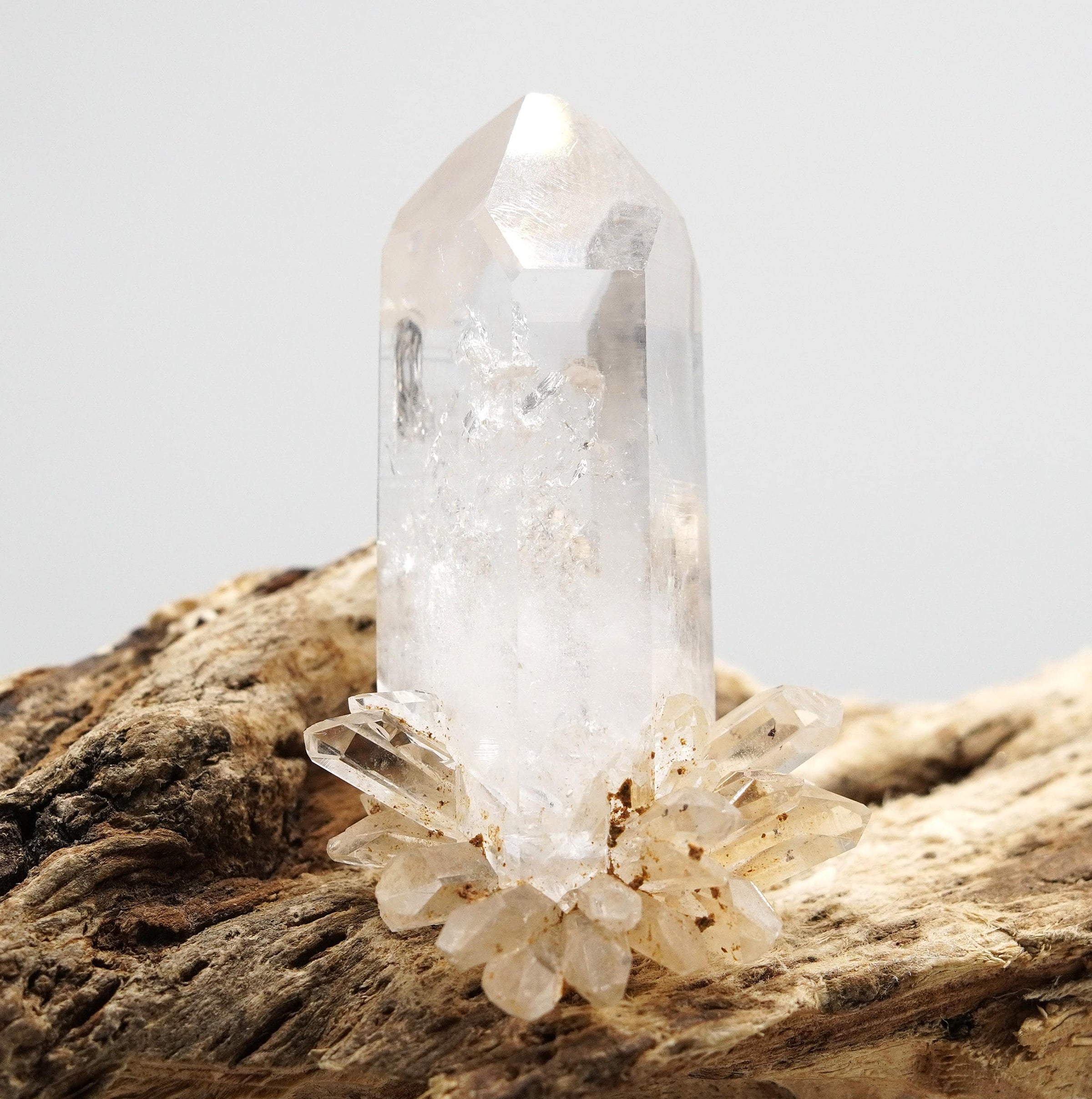 Brandberg Enhydro Star Cluster: Ethically Mined Natural Quartz